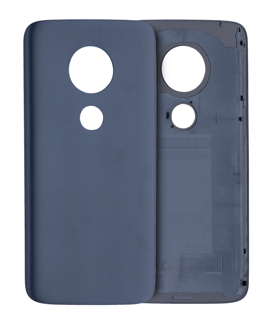 Back cover Glass For Motorola Moto G7 Play (XT1952 / 2019) (Deep indigo) (US Version) | compatible mobile phone replacement part | SKU 107082064635 | product image 1