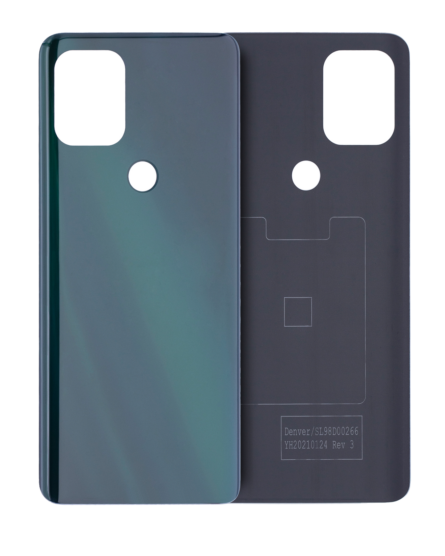 Back cover Glass For Motorola Moto G Stylus 5G (XT2131 / 2021) (Cosmic Emerald) replacement part for compatible Motorola phone, SKU 109082007421, product image 1