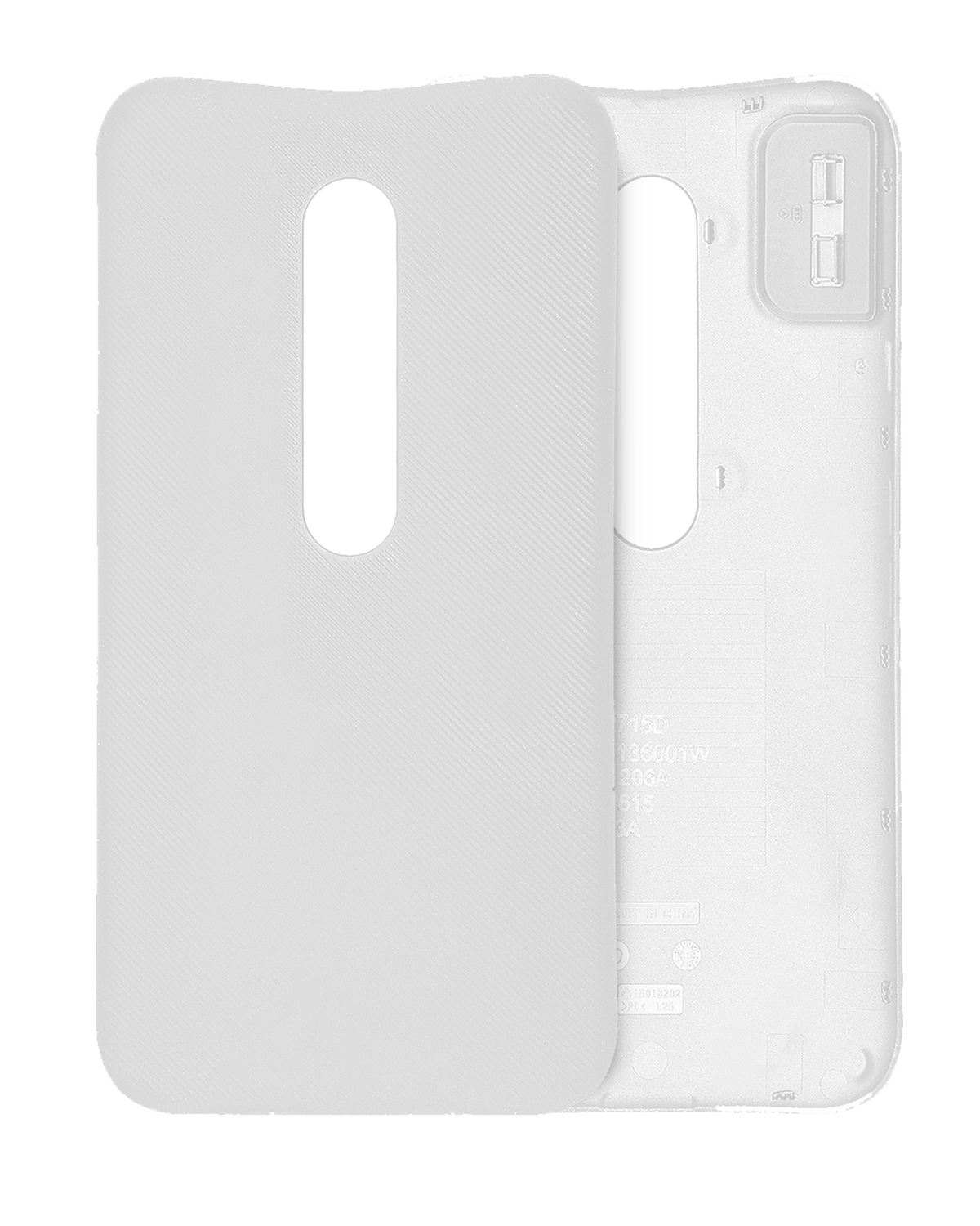 Back cover Glass For Motorola Moto G3 (XT1540 / 2015) (White) | compatible mobile phone replacement part | SKU 107082037929 | product image 1