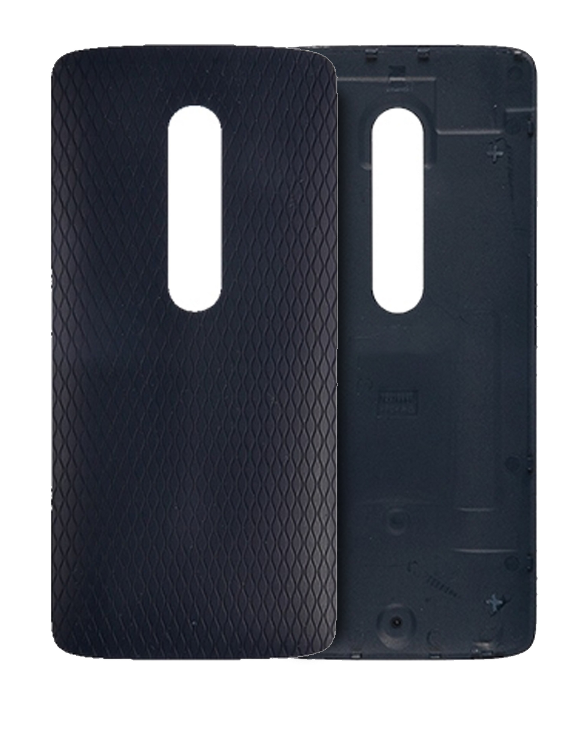 Back cover Glass For Motorola Moto X Play (XT1561 / 2015) (Black) - Motorola phone replacement part, primary product view, SKU 107082036909