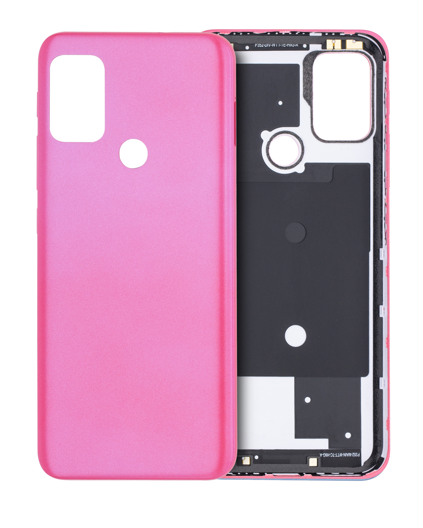 Back cover Glass For Motorola Moto G20 (XT2128 / 2021) (Flamingo Pink) replacement part for compatible Motorola phone, SKU 107082028924, product image 1