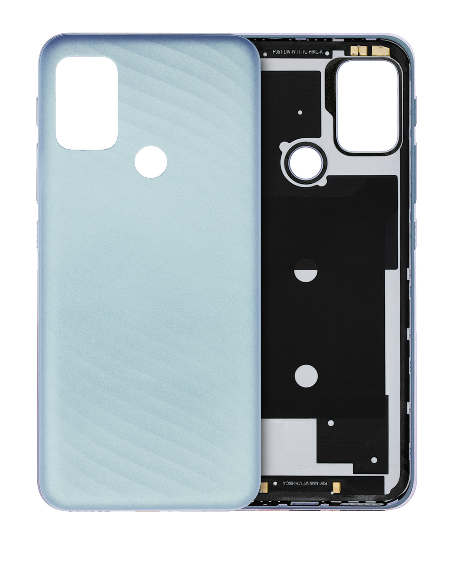 Back cover Glass For Motorola Moto G10 Power (XT2127-4 / 2021) (Breeze Blue) replacement part for compatible Motorola phone, SKU 107082089125, product image 1