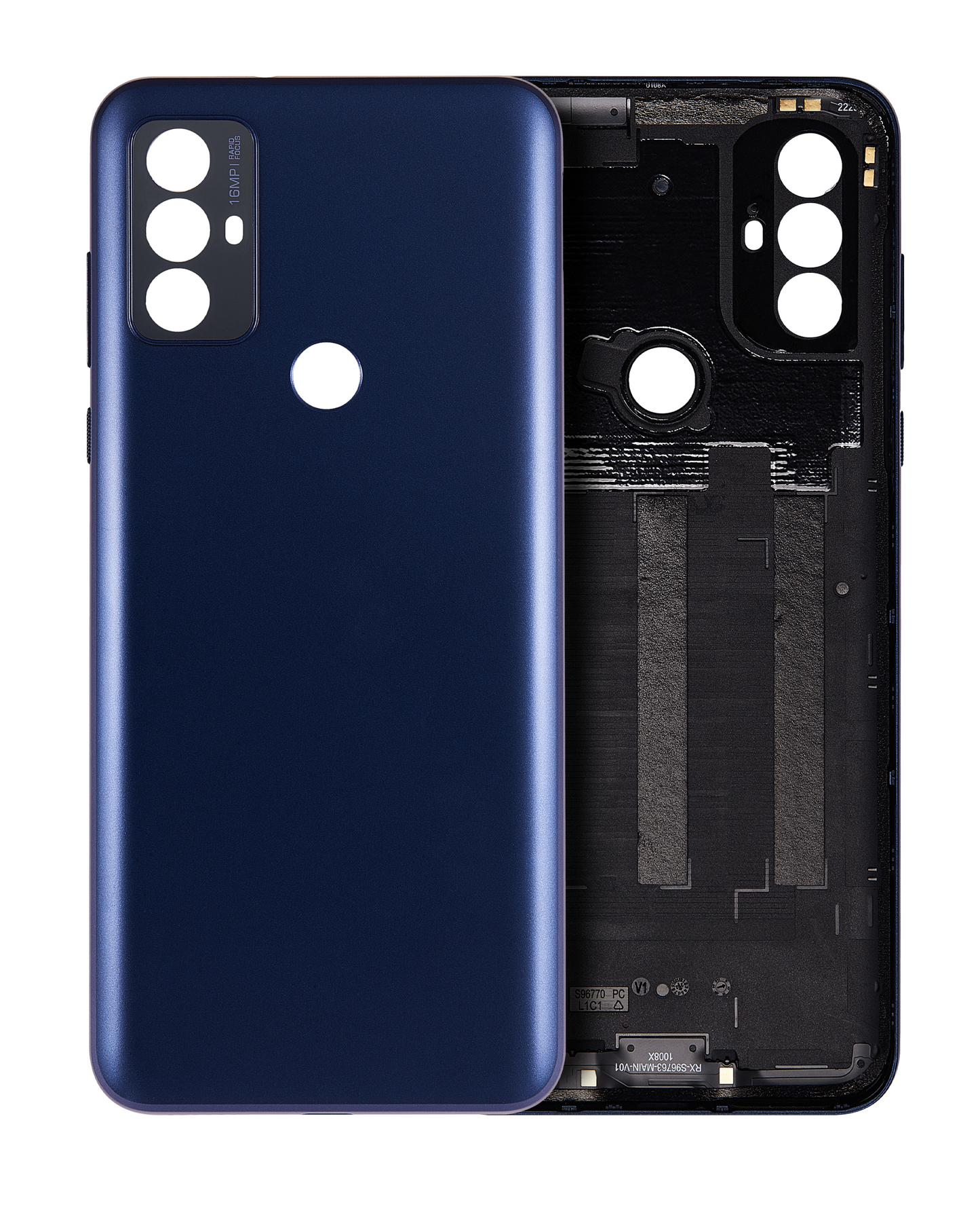 Back cover Glass For Motorola Moto G Play (XT2271 / 2023) (Deep Indigo) replacement part SKU 107082139122 image 1