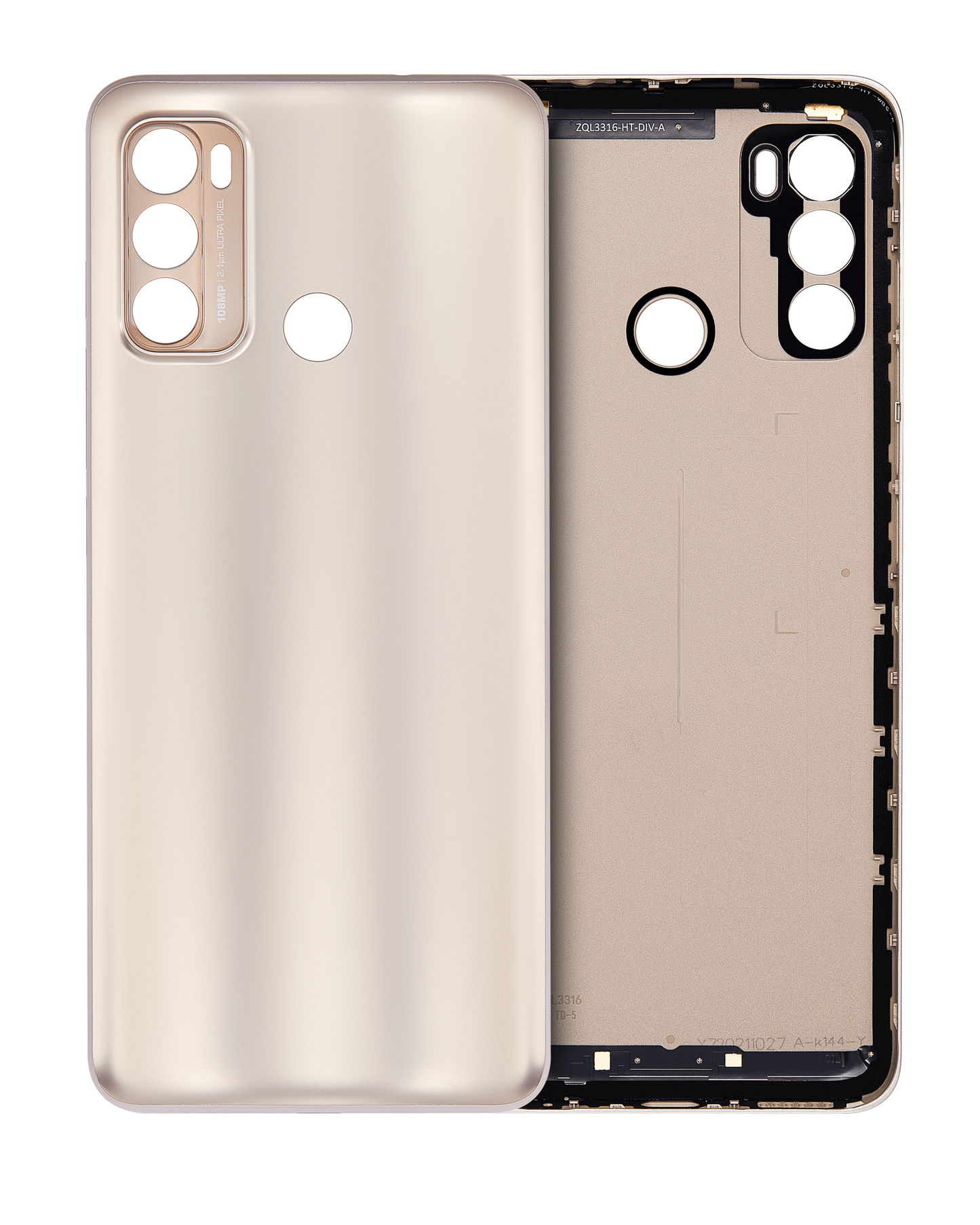 Back cover Glass For Motorola Moto G40 Fusion (XT2147-1 / 2021) (Frosted Champagne) replacement part for compatible Motorola phone, SKU 107082023554, product image 1