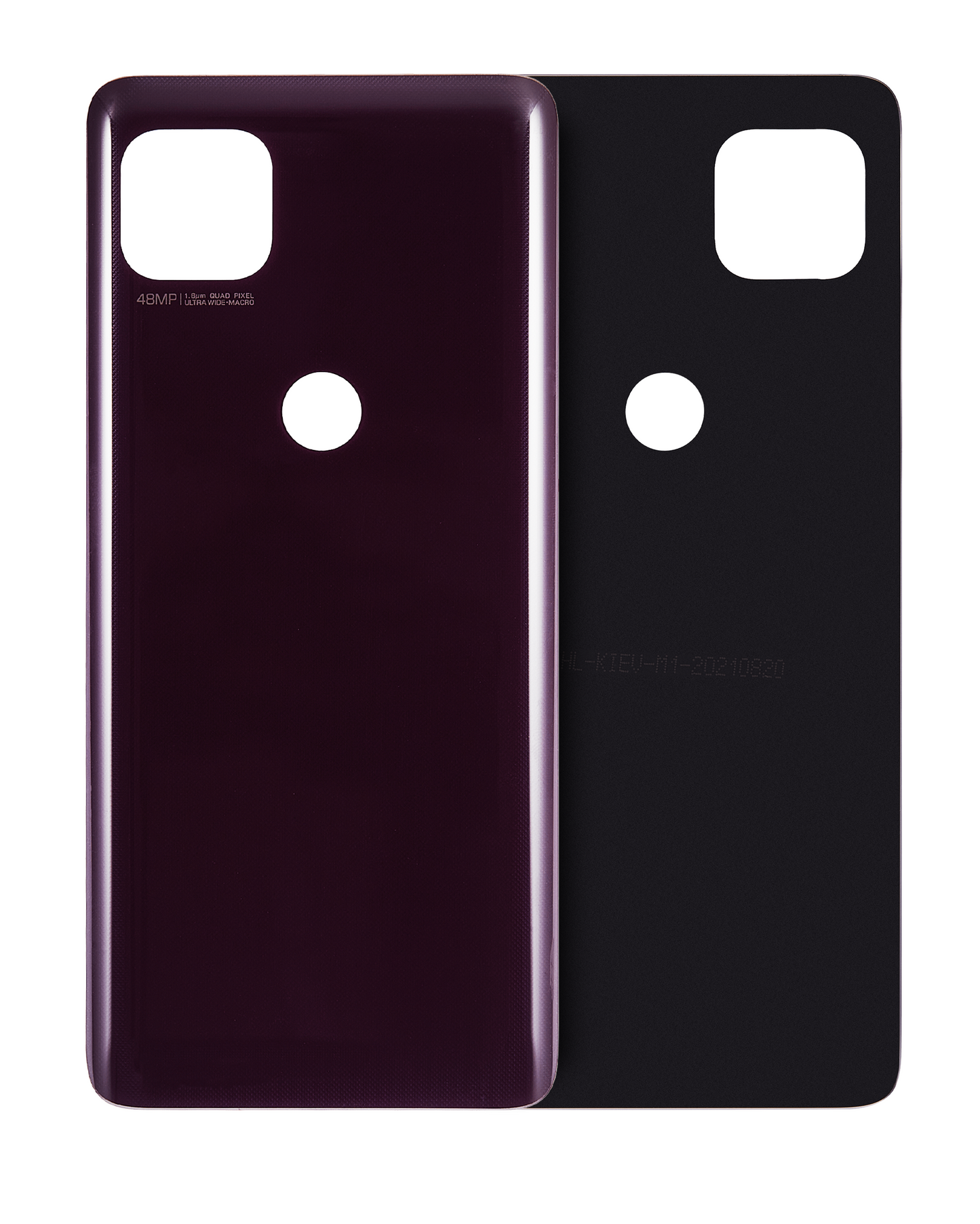 Back cover Glass For Motorola Moto One 5G Ace (XT2113-1/2 / 2021) (Volcanic Gray) replacement part for compatible Motorola phone, SKU 107082085747, product image 1