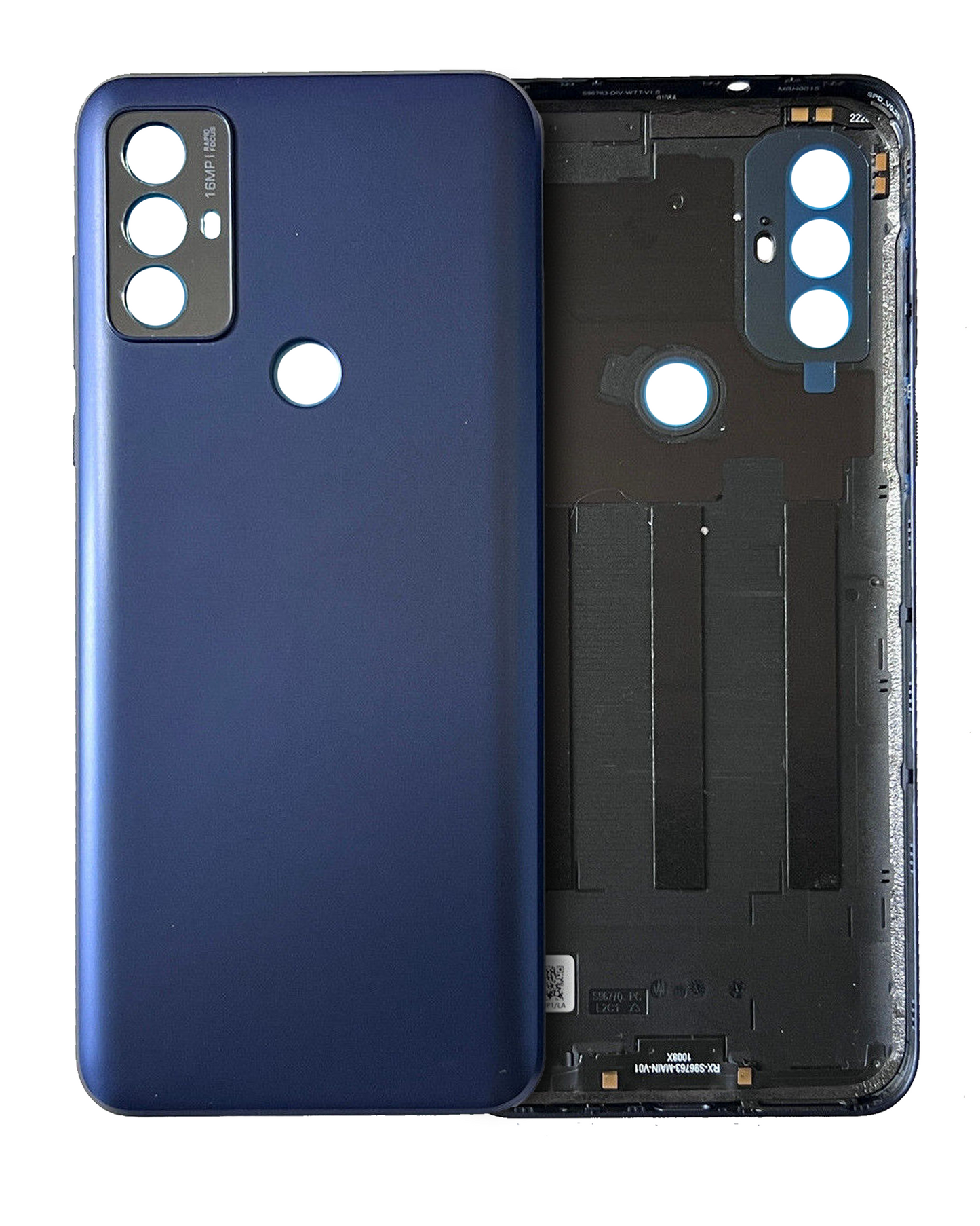 Back cover Glass For Motorola Moto G Play (XT2271 / 2023) (Genuine OEM) (Deep Indigo) replacement part SKU 107089192932 image 1