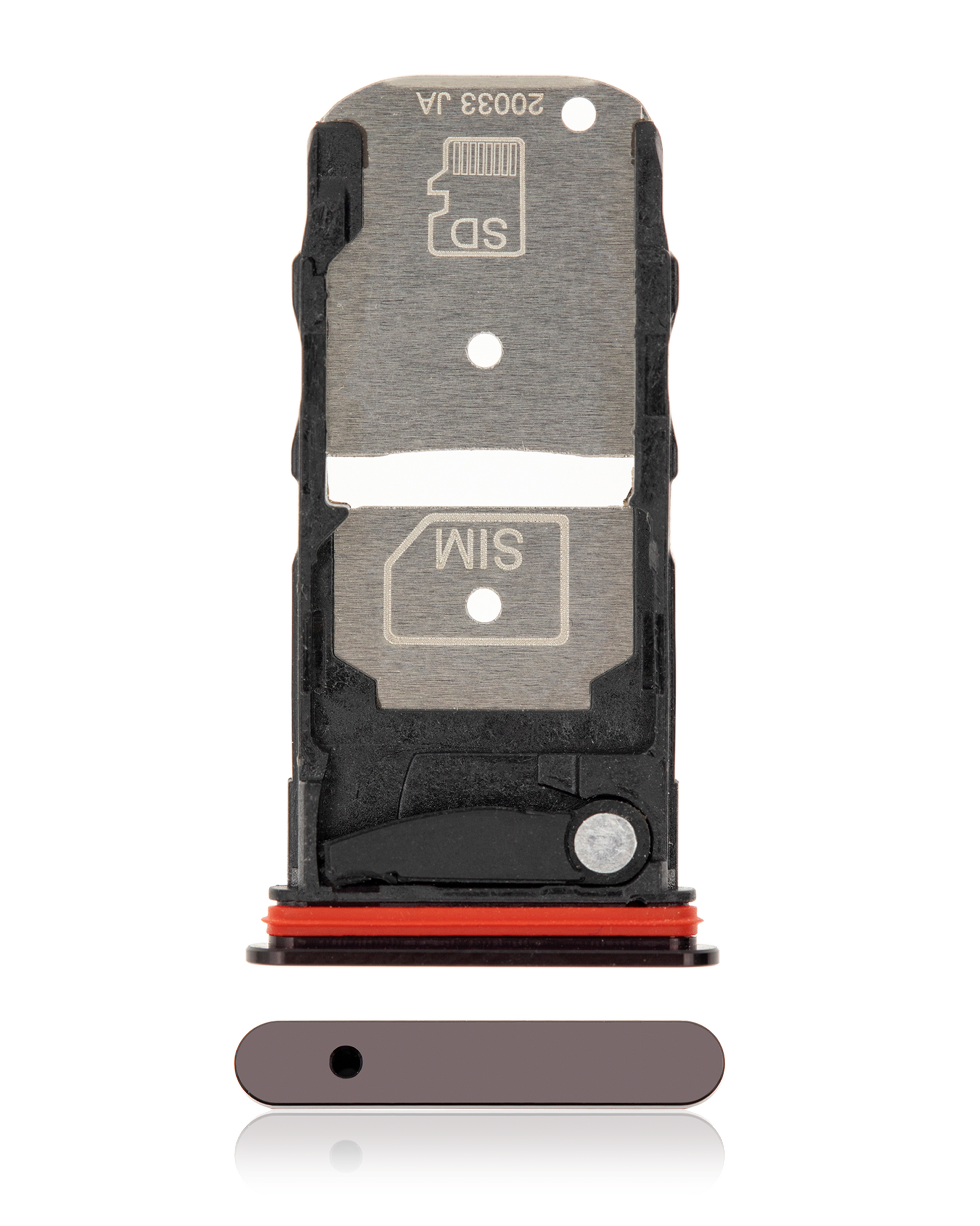 Single Sim Card Tray For Motorola Edge Plus 5G (XT2061 / 2020) (Smokey Sangria) | SKU 107082025134 | image 1