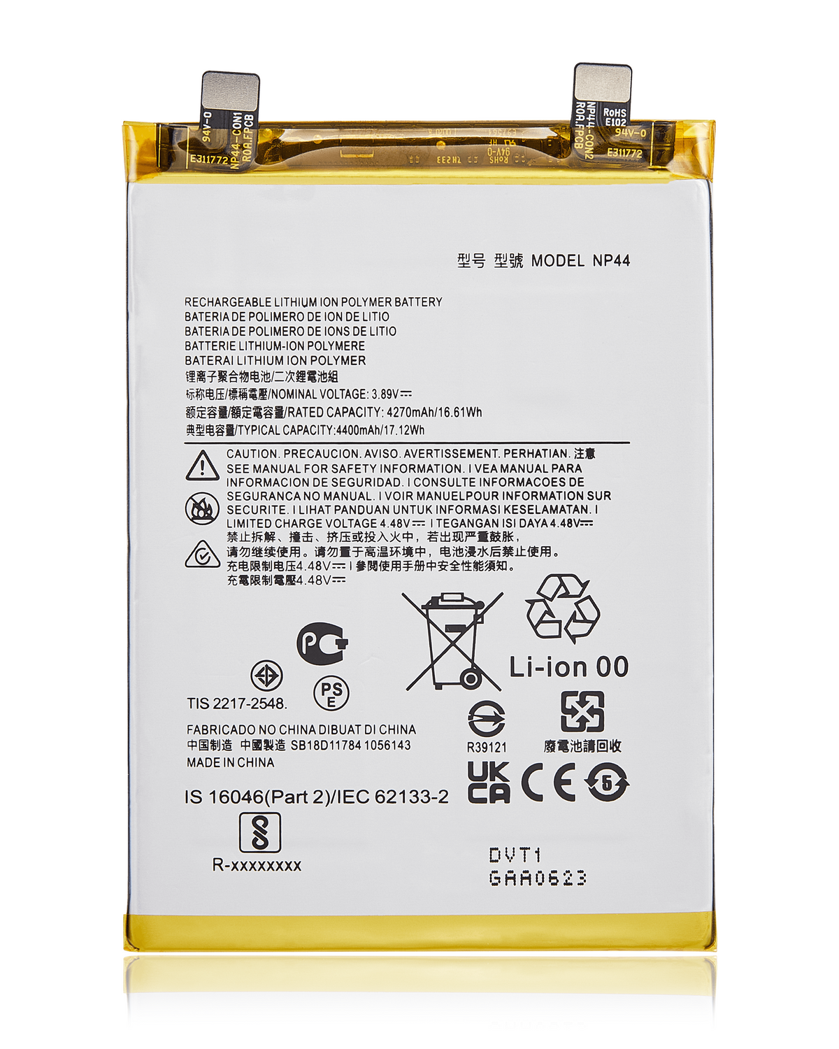 Replacement Battery For Motorola Moto Edge 40 (XT2303-3 / 2023) / Edge 2023 (NP44) | SKU 107082130920 | image 1