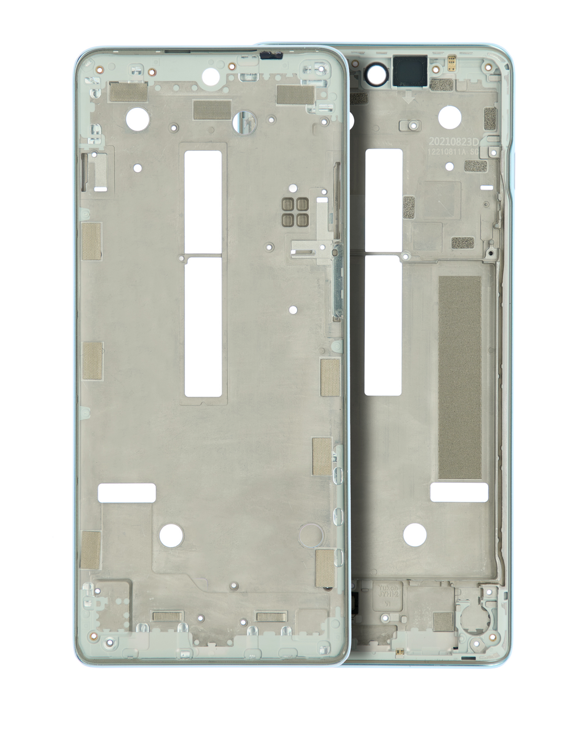 Mid-Frame Housing For Moto G200 5G (XT2175 / 2022) (Glacier Blue) replacement part SKU 107082125120 image 1