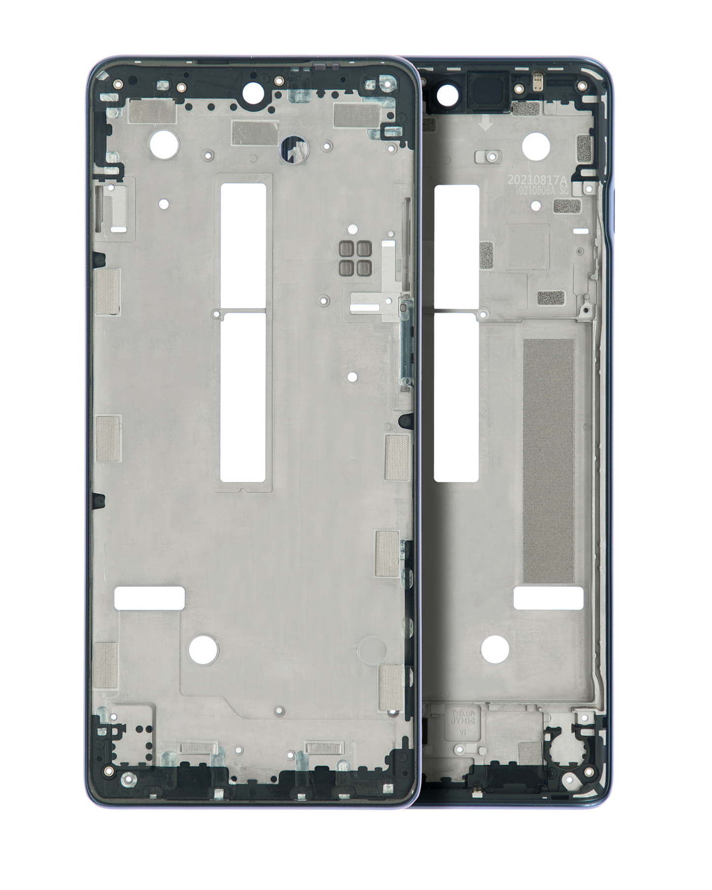 Mid-Frame Housing For Moto G200 5G (XT2175 / 2022) (Phantom Black) replacement part SKU 107082125121 image 1