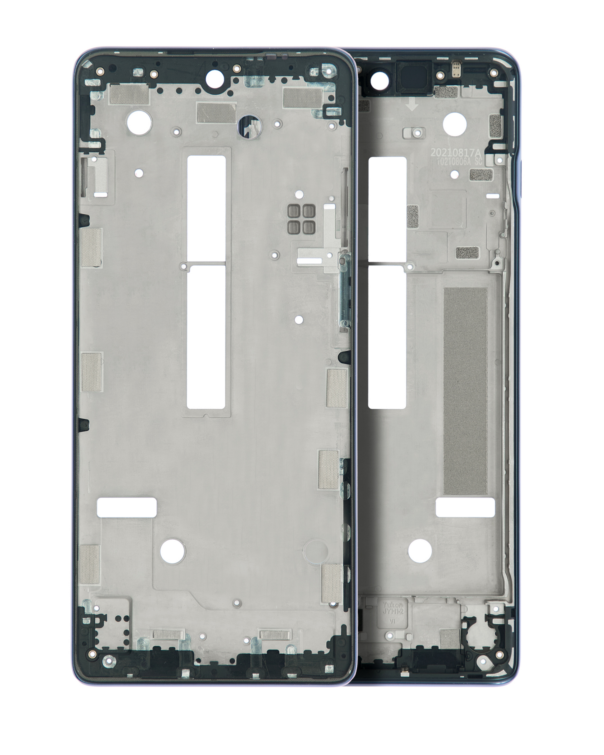 Mid-Frame Housing For Moto G200 5G (XT2175 / 2022) (Phantom Black) replacement part SKU 107082125121 image 1