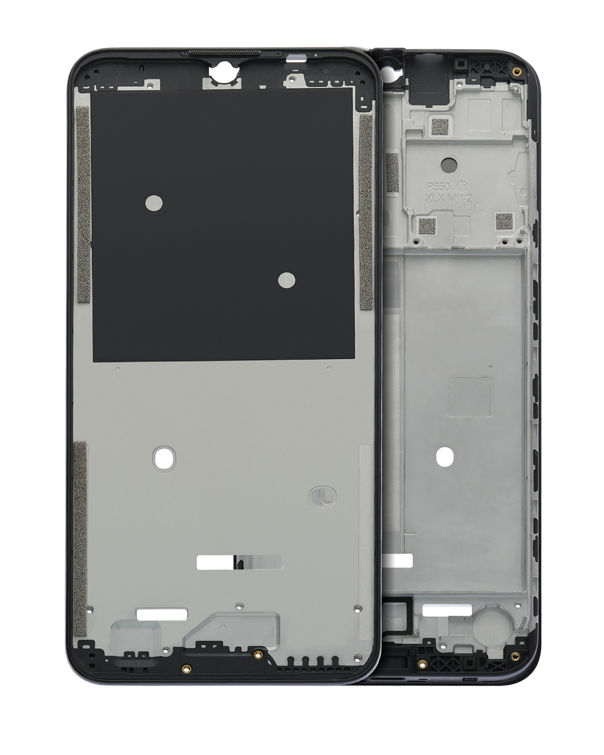 Mid-Frame Housing For Motorola Moto G30 (XT2129 / 2021) (Phantom Black) replacement part for compatible Motorola phone, SKU 107082028904, product image 1