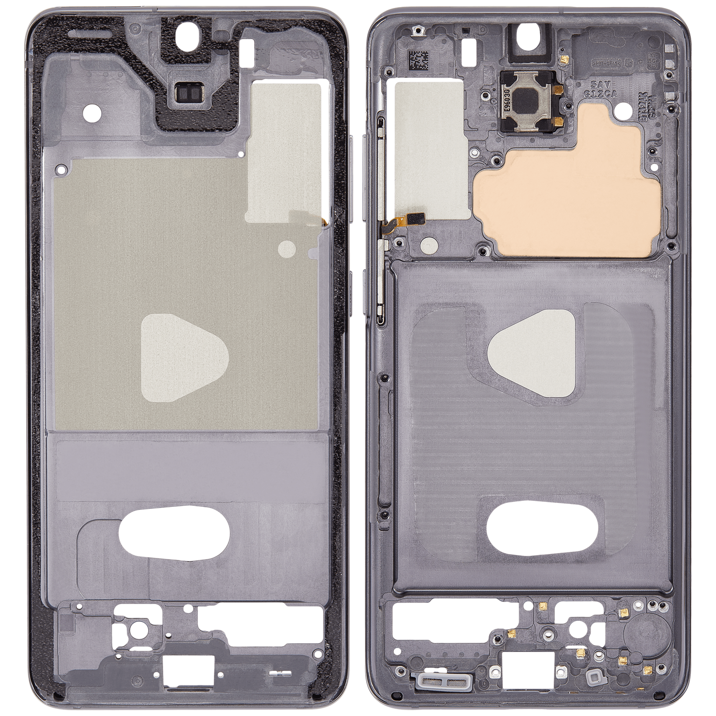 Mid-Frame Housing For Samsung Galaxy S20 5G (Verizon 5G UW Frame Only) (Cosmic Gray)