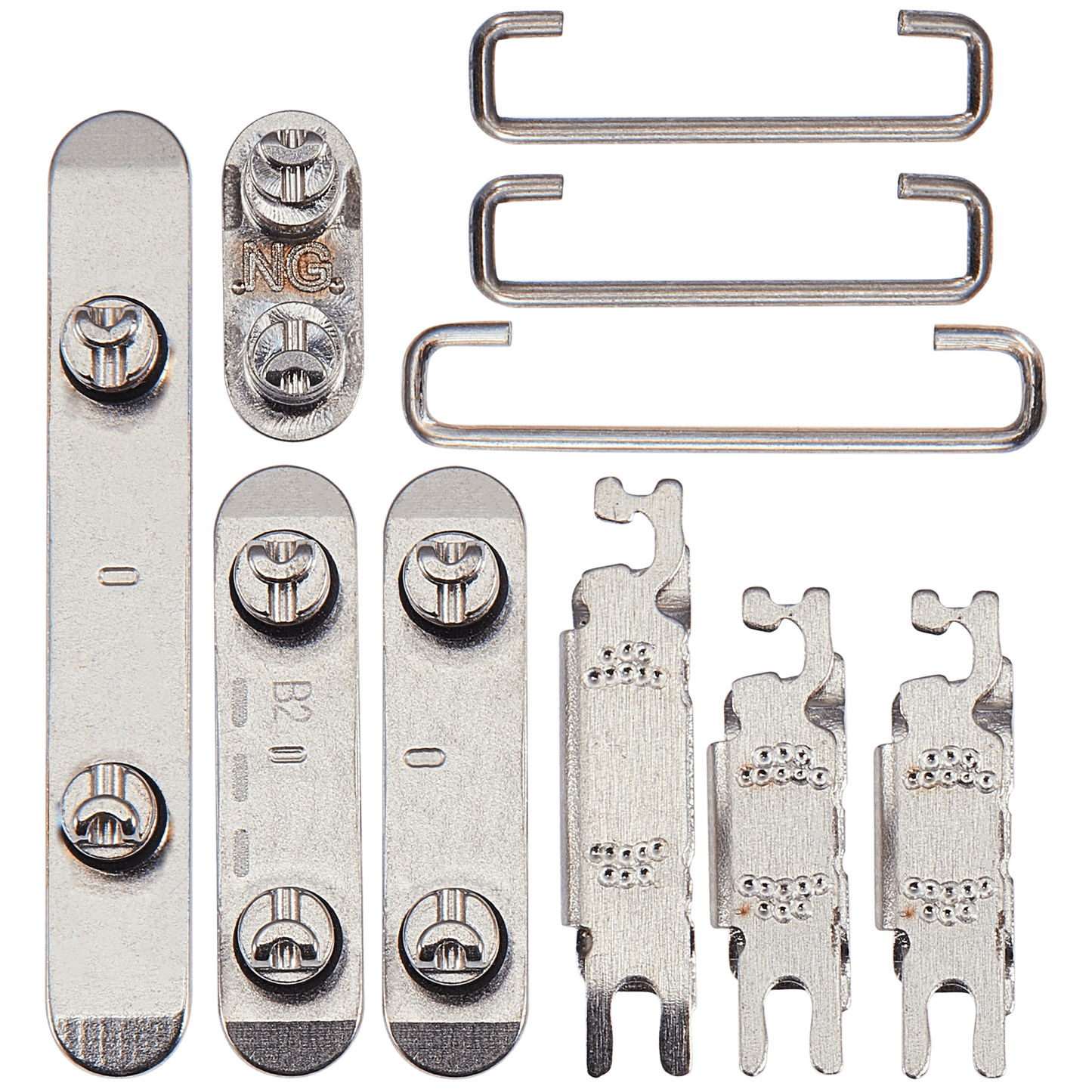 Hard Buttons (Power / Volume / Switch) For iPhone 15 Pro / 15 Pro Max (White Titanium)