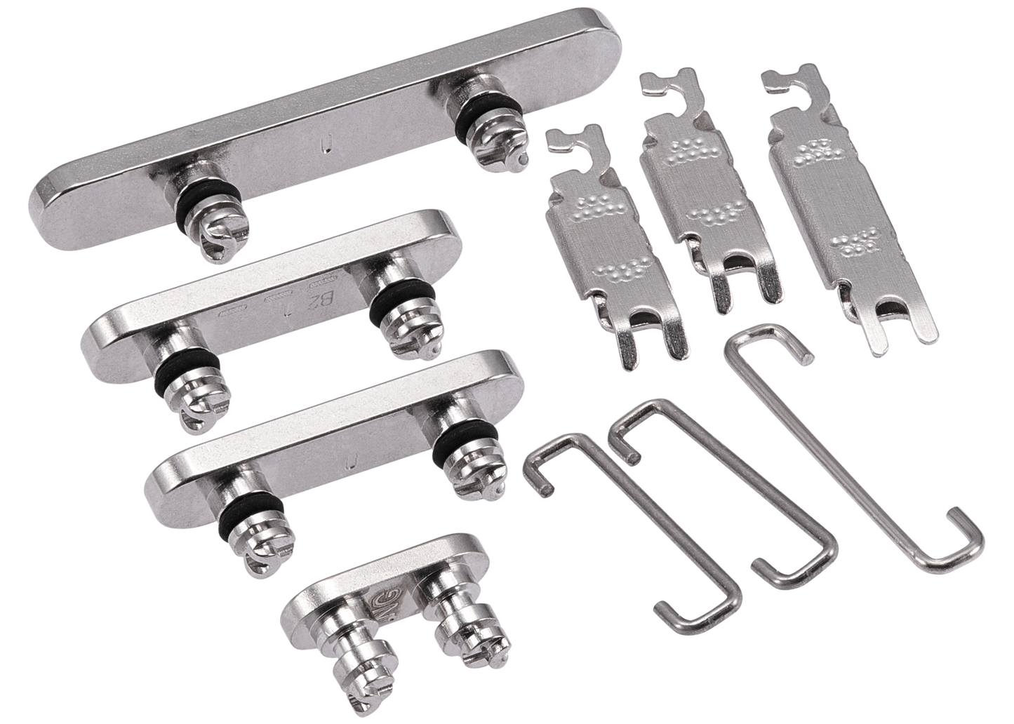 Hard Buttons (Power / Volume / Switch) For iPhone 15 Pro / 15 Pro Max (White Titanium)