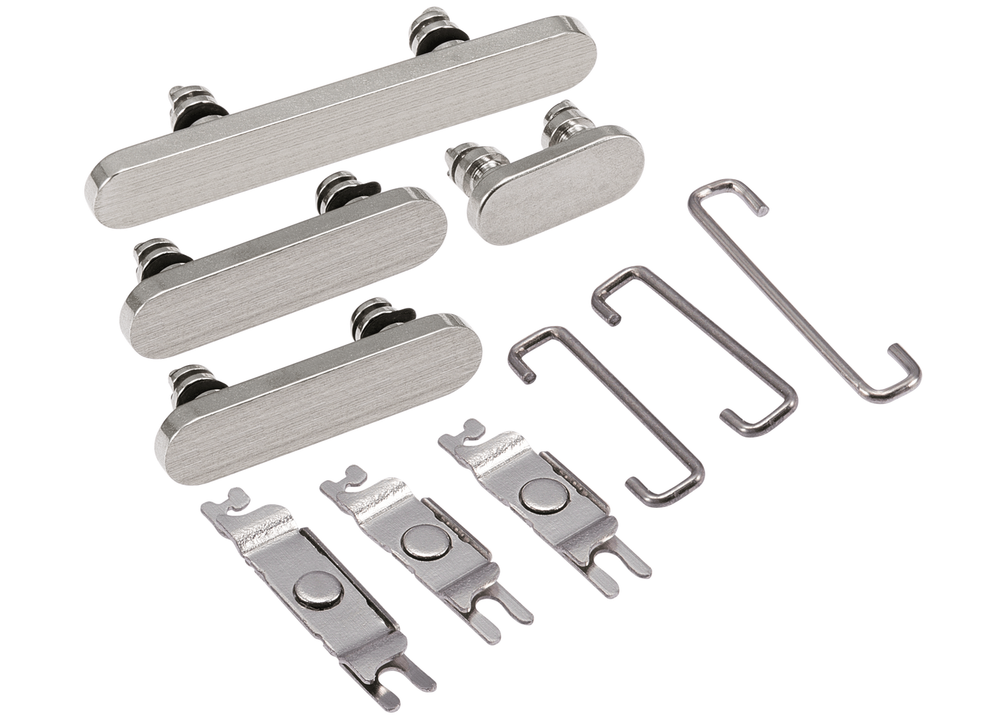 Hard Buttons (Power / Volume / Switch) For iPhone 15 Pro / 15 Pro Max (White Titanium)
