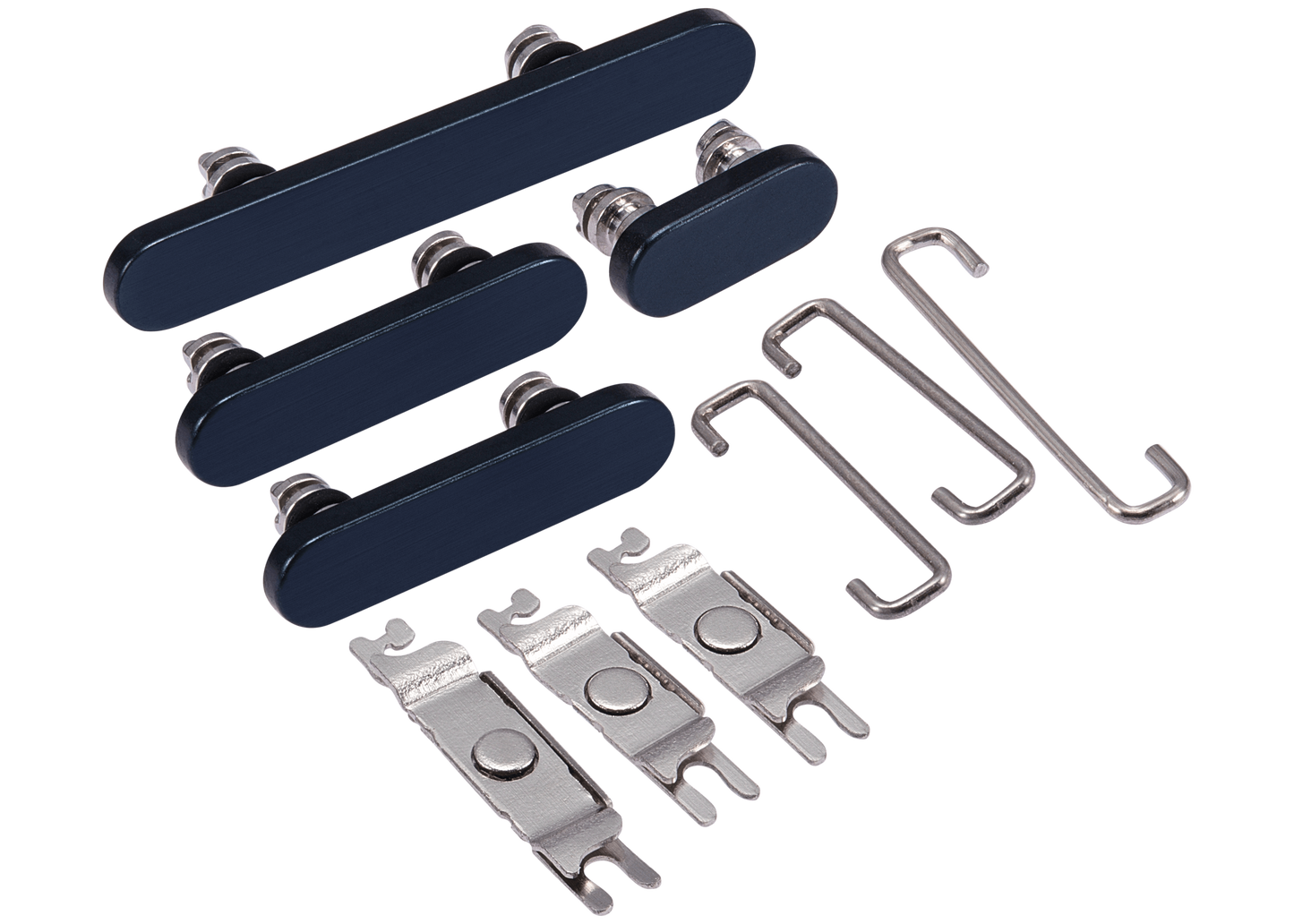 Hard Buttons (Power / Volume / Switch) For iPhone 15 Pro / 15 Pro Max (Blue Titanium)