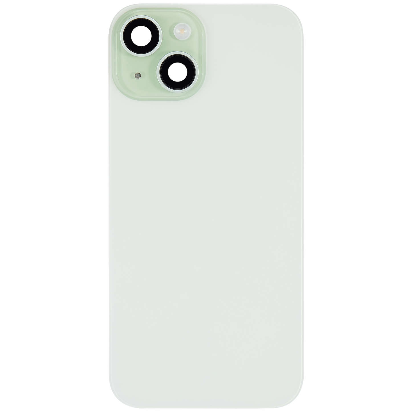 Back Glass w/ MagSafe Magnet & NFC & Flashlight Flex For iPhone 15 (Aftermarket) (Green) (No Logo)