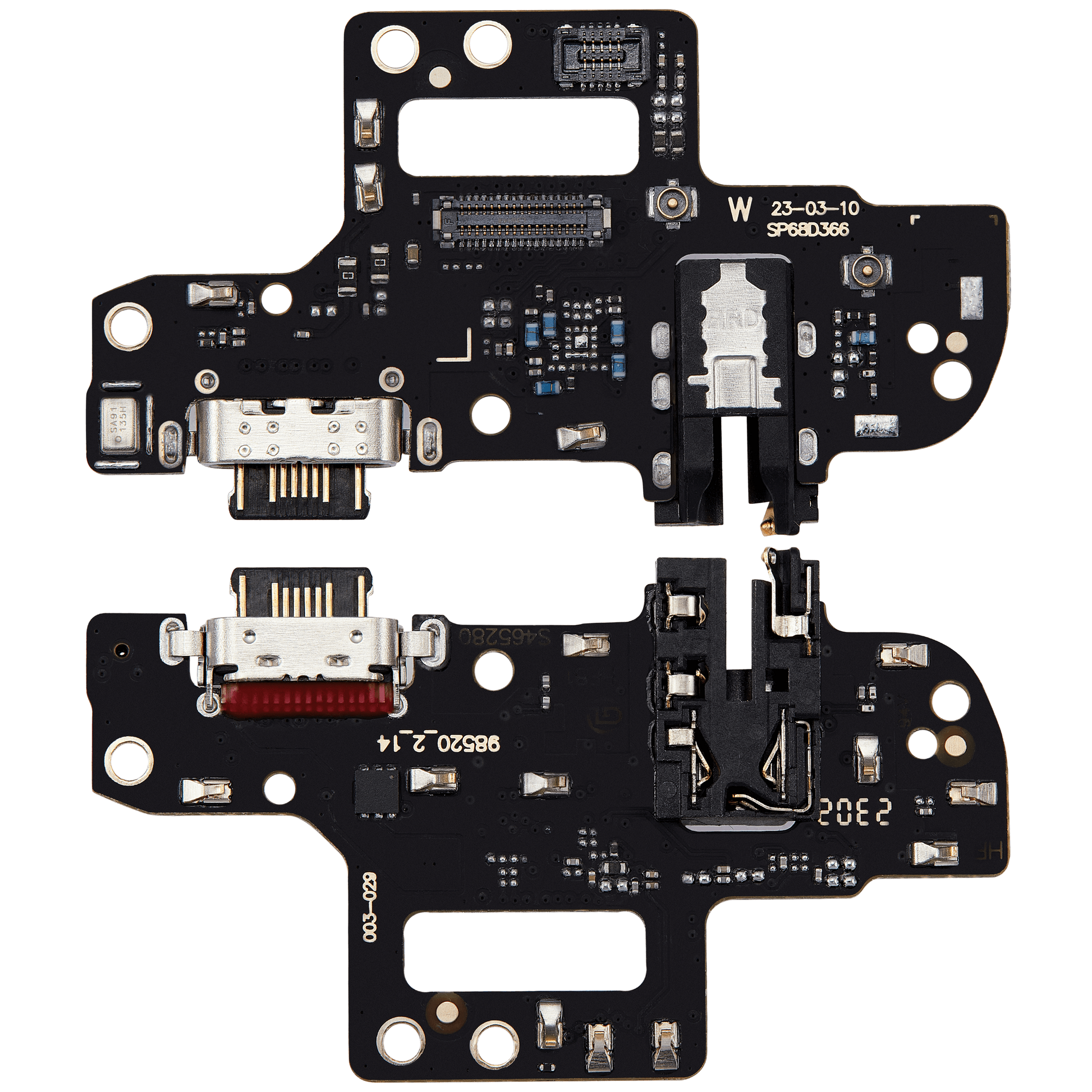 Charging Port Board With Headphone Jack For Motorola Moto G Stylus 4G (XT2317 / 2023) replacement part SKU 107082126731 image 2
