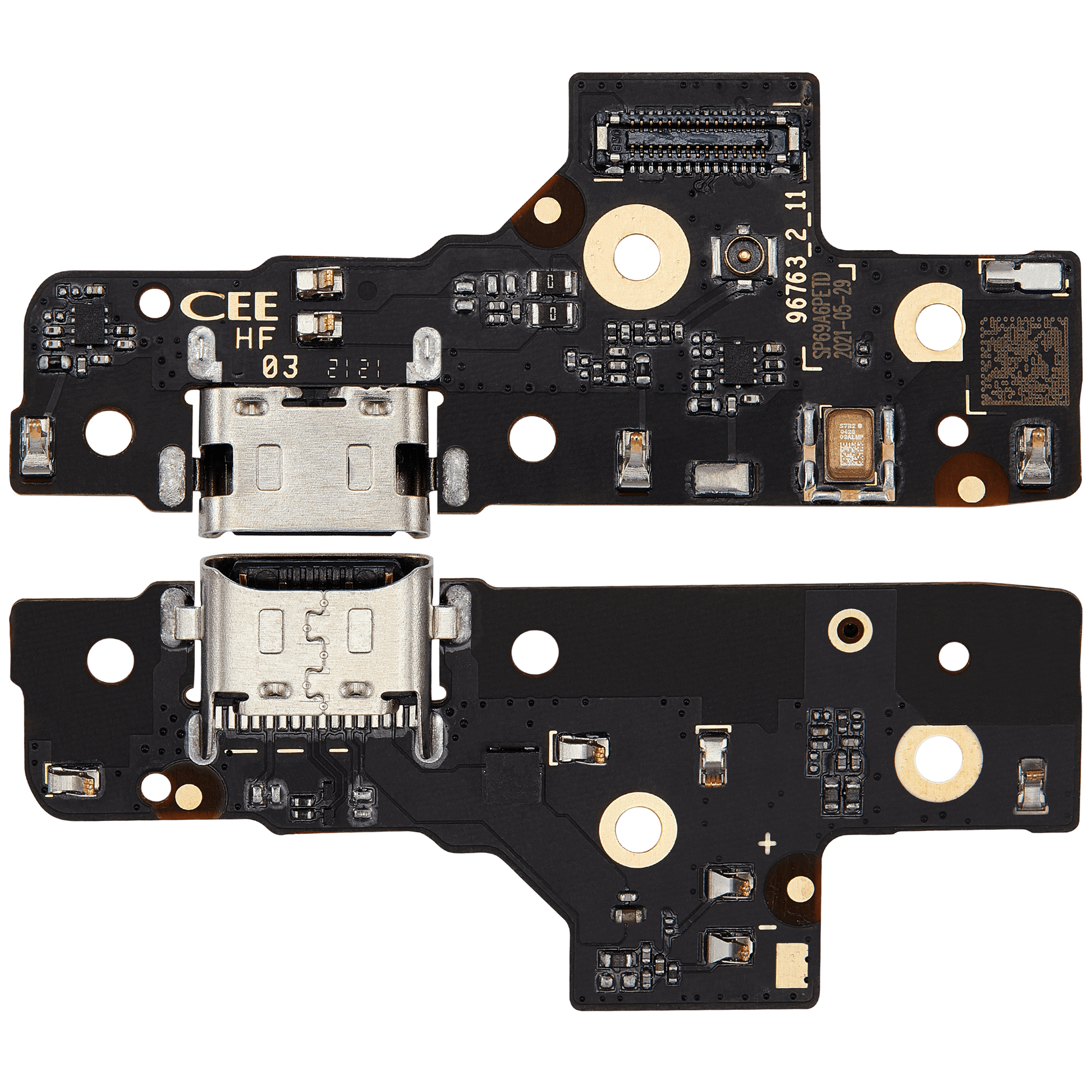 Charging Port Board For Motorola Moto G Play (XT2271 / 2023) replacement part SKU 107082242956 image 2