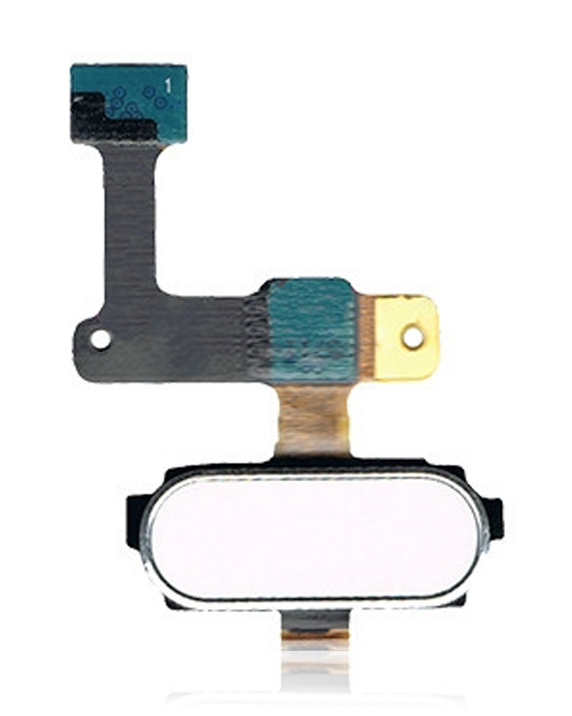 Home Button With Flex Cable Compatible For Samsung Galaxy Tab S2 9.7" (T810) (White) - product image 1