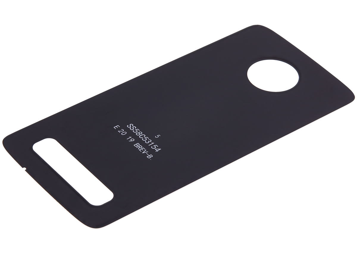 Back cover Glass For Motorola Moto Z4 (XT1980-3 / XT1980-4 / 2019) (Genuine OEM) (White) - Motorola replacement part, additional product view, SKU 107082049311
