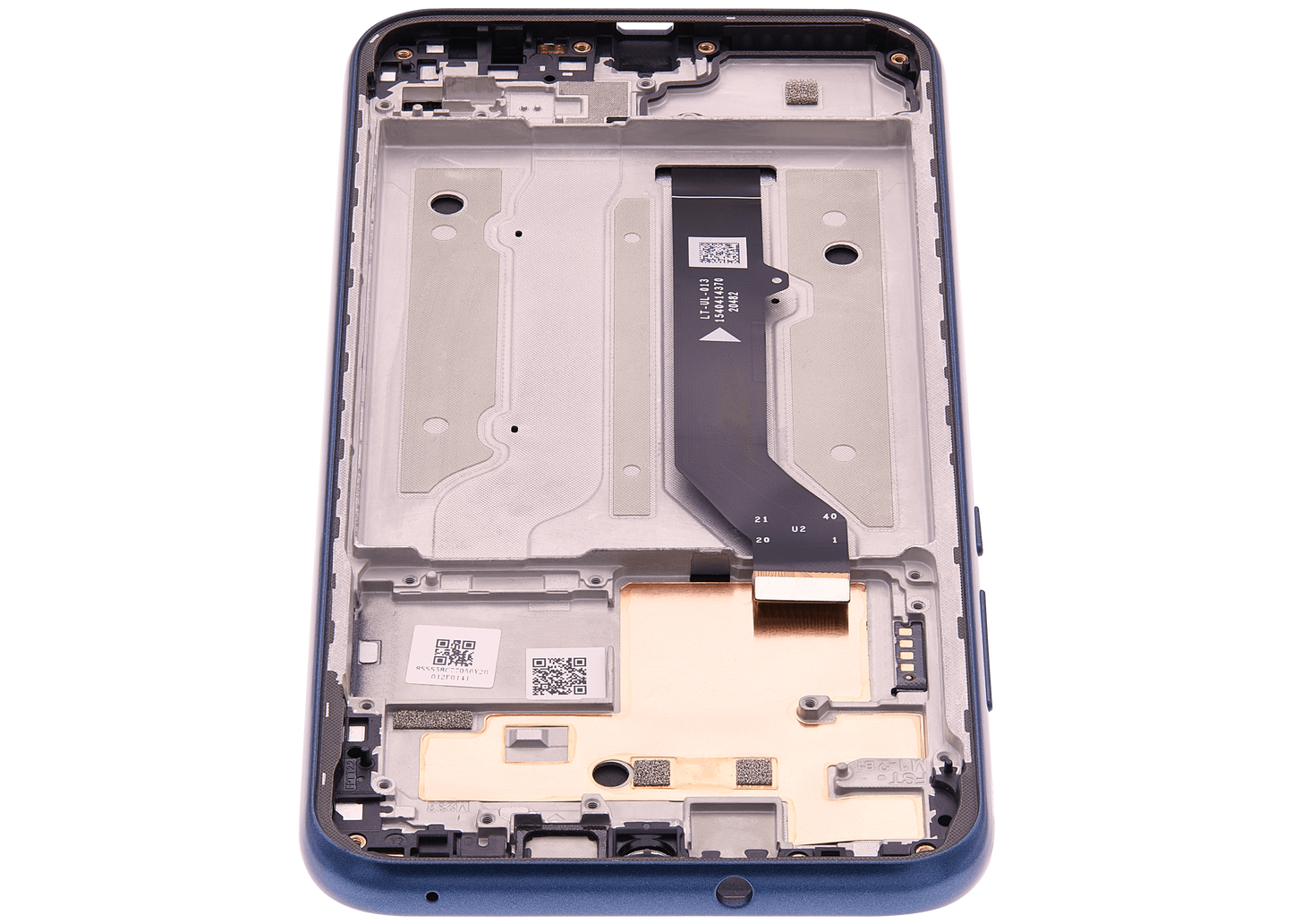 LCD Assembly With Frame For Motorola Moto E (XT2052 / 2020) (Genuine OEM) (Midnight Blue) - image 3