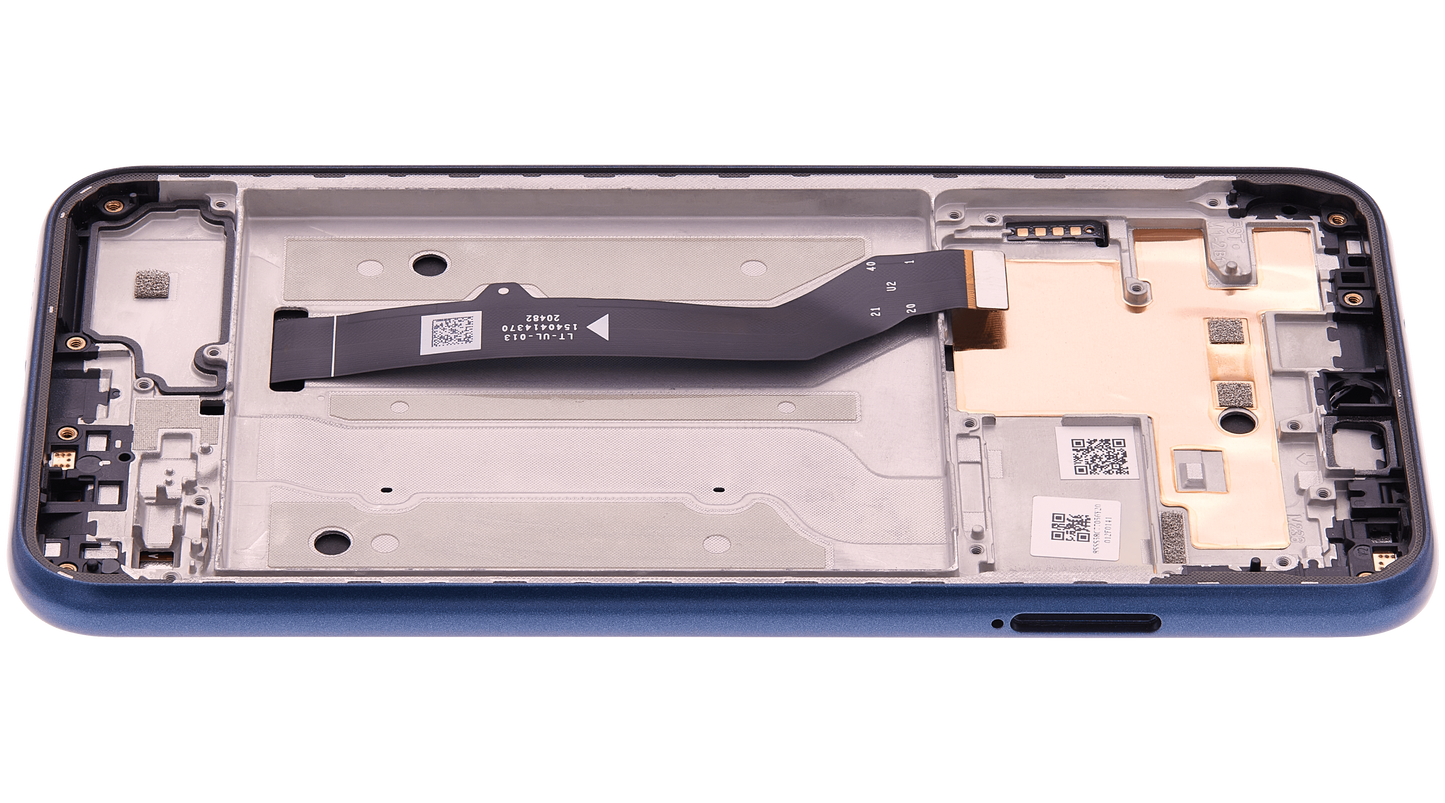 LCD Assembly With Frame For Motorola Moto E (XT2052 / 2020) (Genuine OEM) (Midnight Blue) - image 4