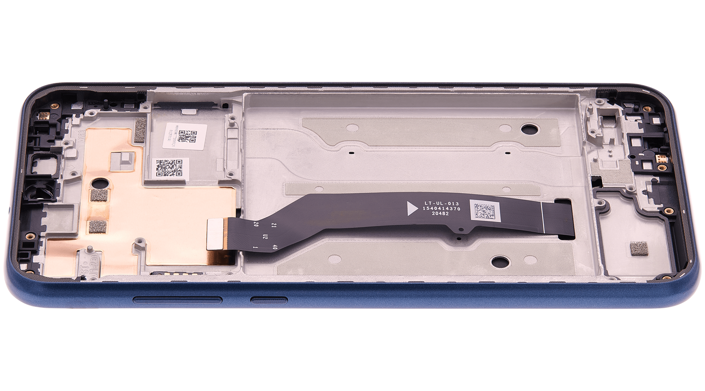 LCD Assembly With Frame For Motorola Moto E (XT2052 / 2020) (Genuine OEM) (Midnight Blue) - image 5