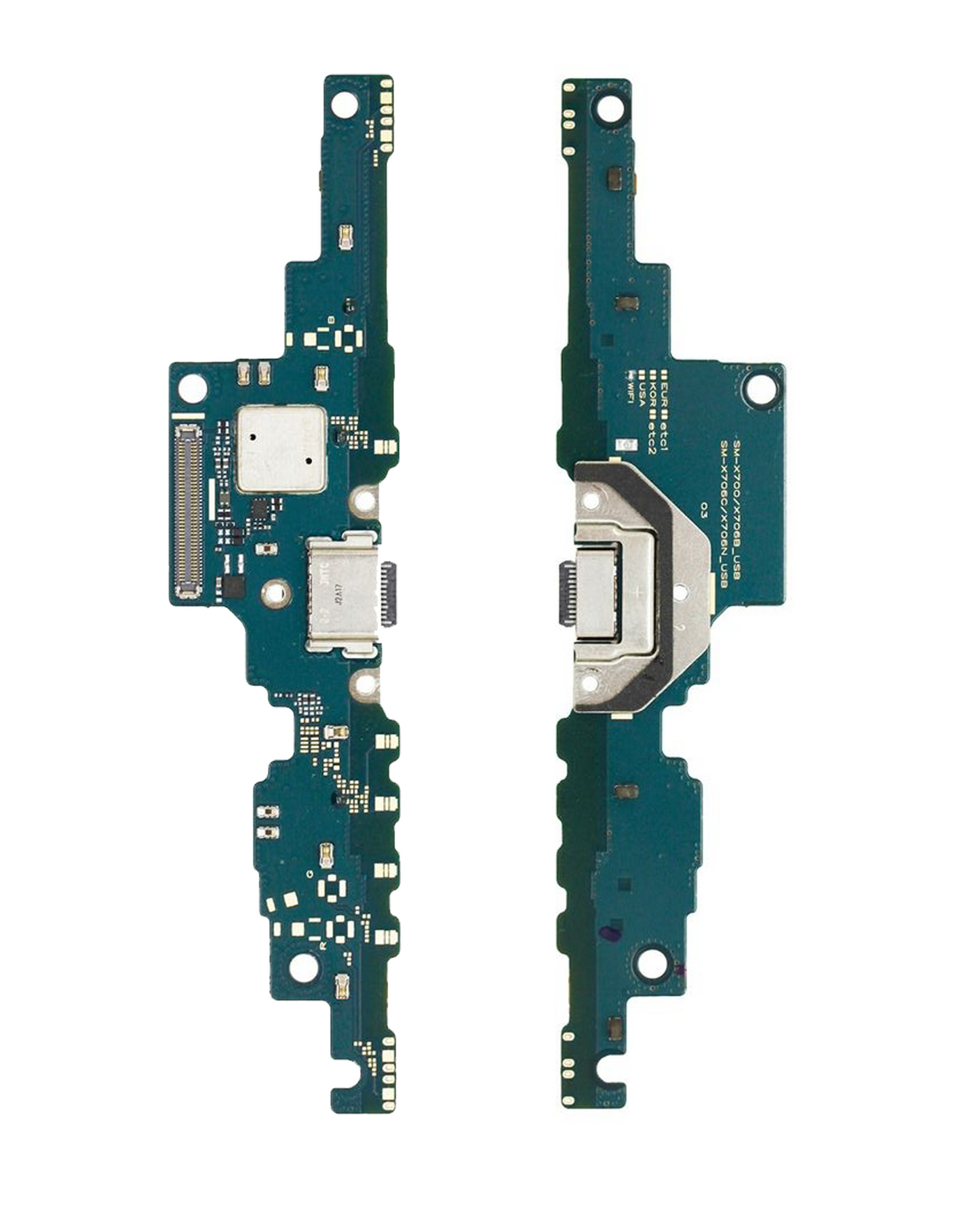 Charging Port With Board Compatible For Samsung Galaxy Tab S8 (2022) (X700) (PART #SM-X700/X706B_USB) (WiFi Version) - product image 3