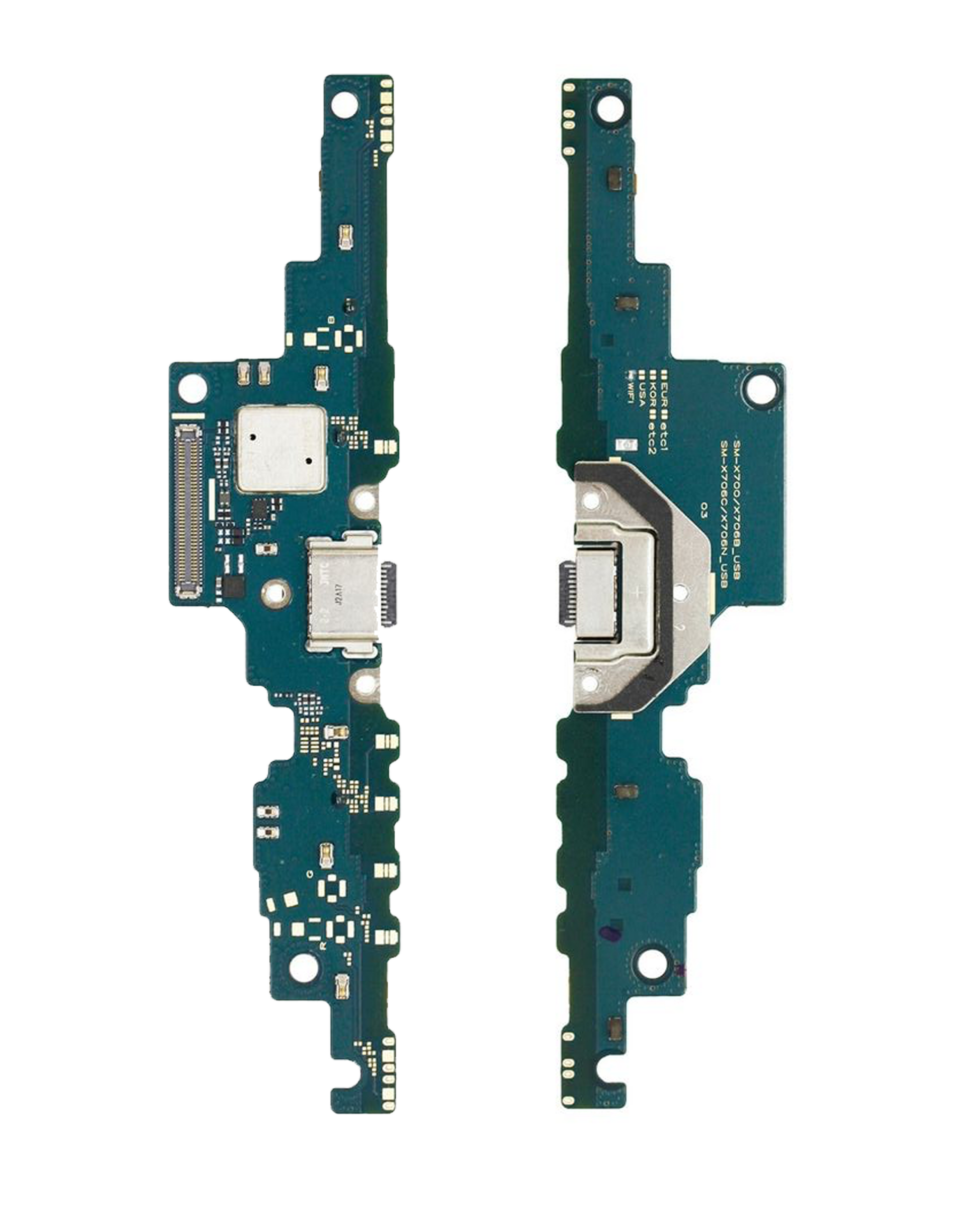 Charging Port With Board Compatible For Samsung Galaxy Tab S8 (2022) (X700) (PART #SM-X700/X706B_USB) (WiFi Version) - product image 3