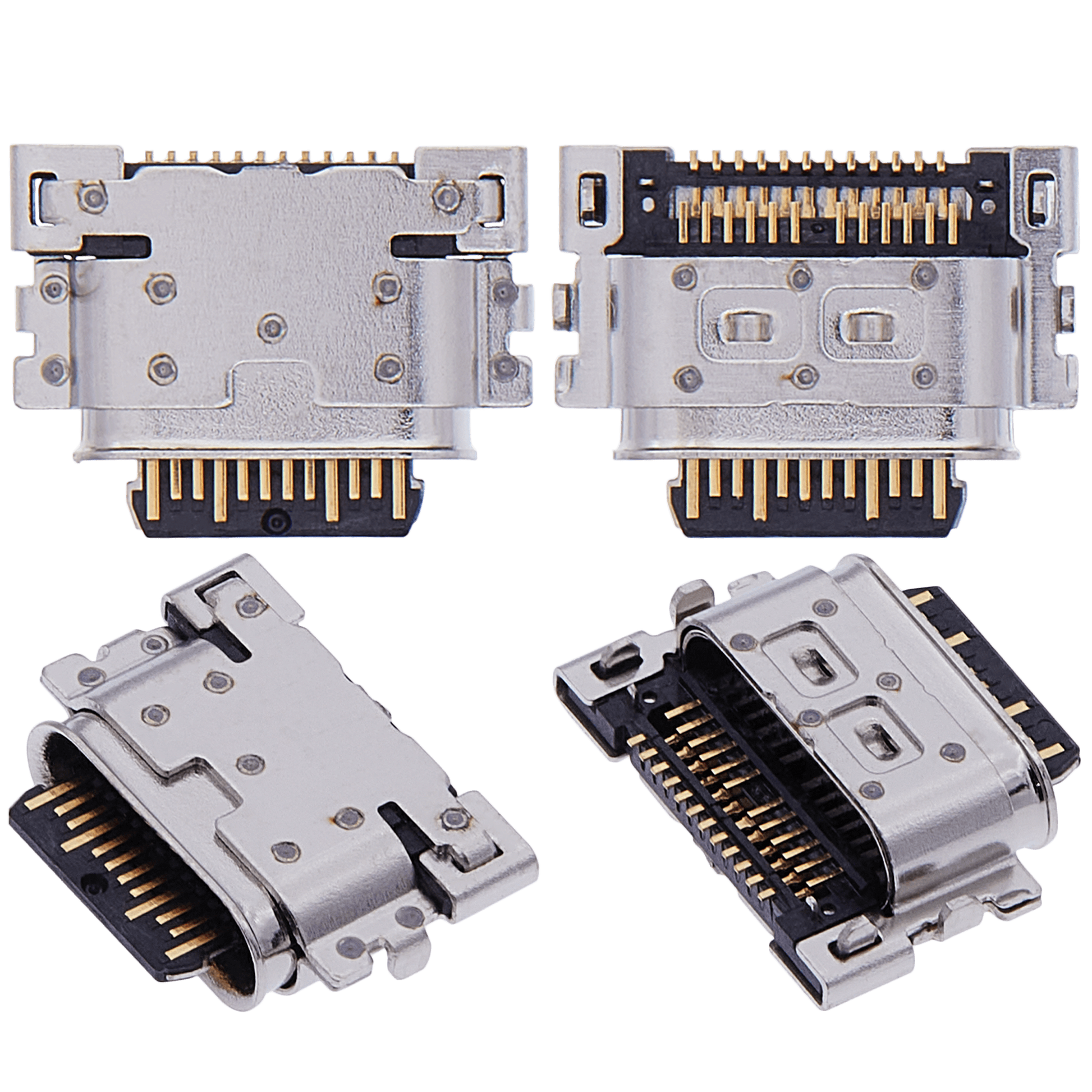 Charging Port For Motorola Moto Z4 (XT1980 / 2019) (Soldering Required) (Genuine OEM) - Motorola replacement part, alternate repair part view, SKU 107082049247