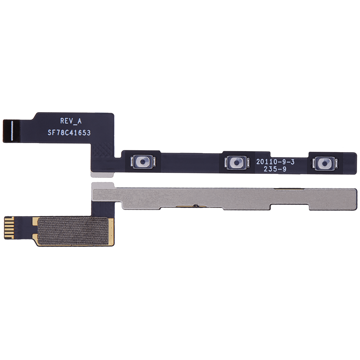 Power And Volume Button Flex Cable For Motorola Moto Z4 (XT1980-3 / XT1980-4 / 2019) (Genuine OEM) - Motorola replacement part, alternate repair part view, SKU 107082049214