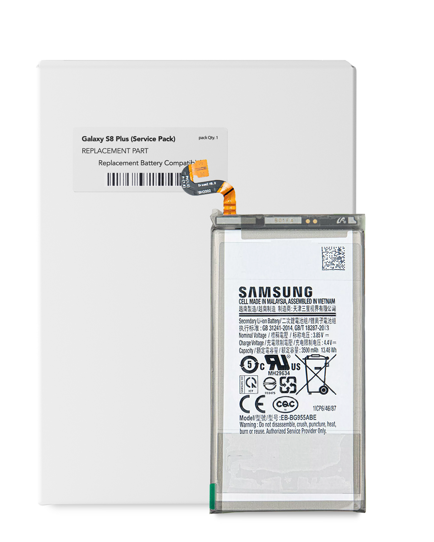Replacement Battery For Samsung Galaxy S8 Plus (Service Pack)