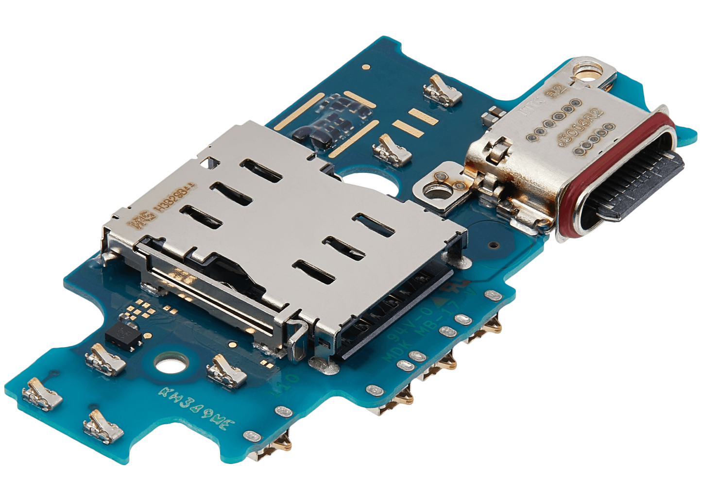 Charging Port Board With Sim Card Reader For Samsung Galaxy S24 Plus 5G (S926B) (International Version) (Premium)
