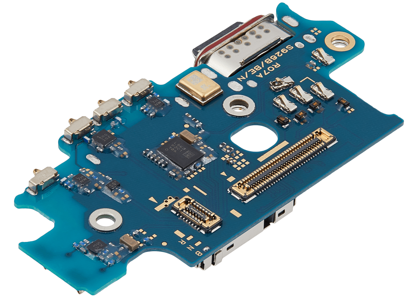 Charging Port Board With Sim Card Reader For Samsung Galaxy S24 Plus 5G (S926B) (International Version) (Premium)