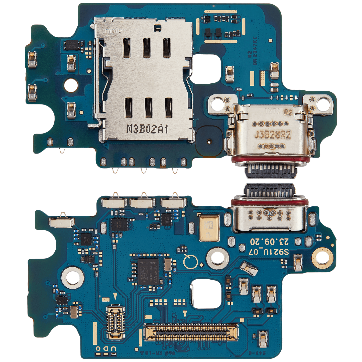 Charging Port Board With Sim Card Reader For Samsung Galaxy S24 5G (S921U) (US Version) (Premium)