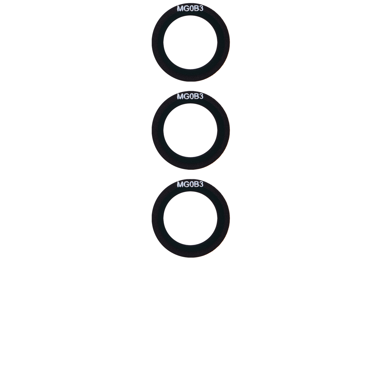 Back Camera Lens (Glass Only) With Adhesive For Samsung Galaxy S23 FE 5G (3 Piece Set) (All Colors)