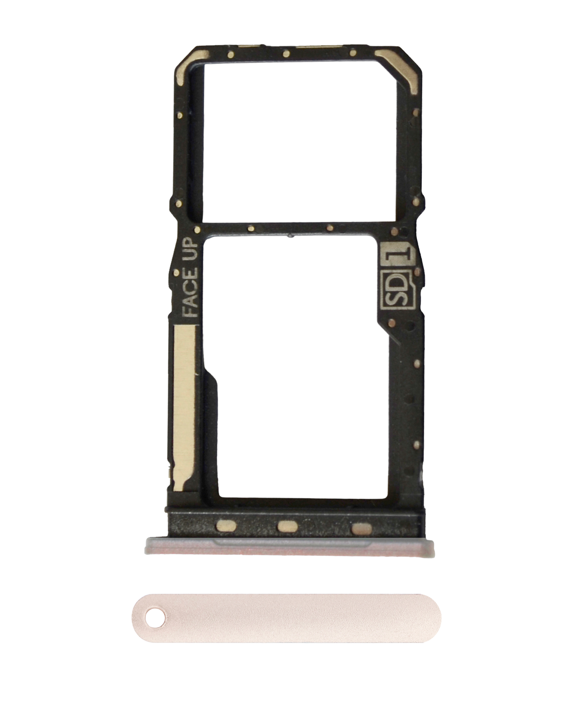 Sim Card Tray For Motorola Moto G Stylus 5G (XT2315 / 2023) (Genuine OEM) (Rose Champagne) replacement part SKU 107082242260 image 1