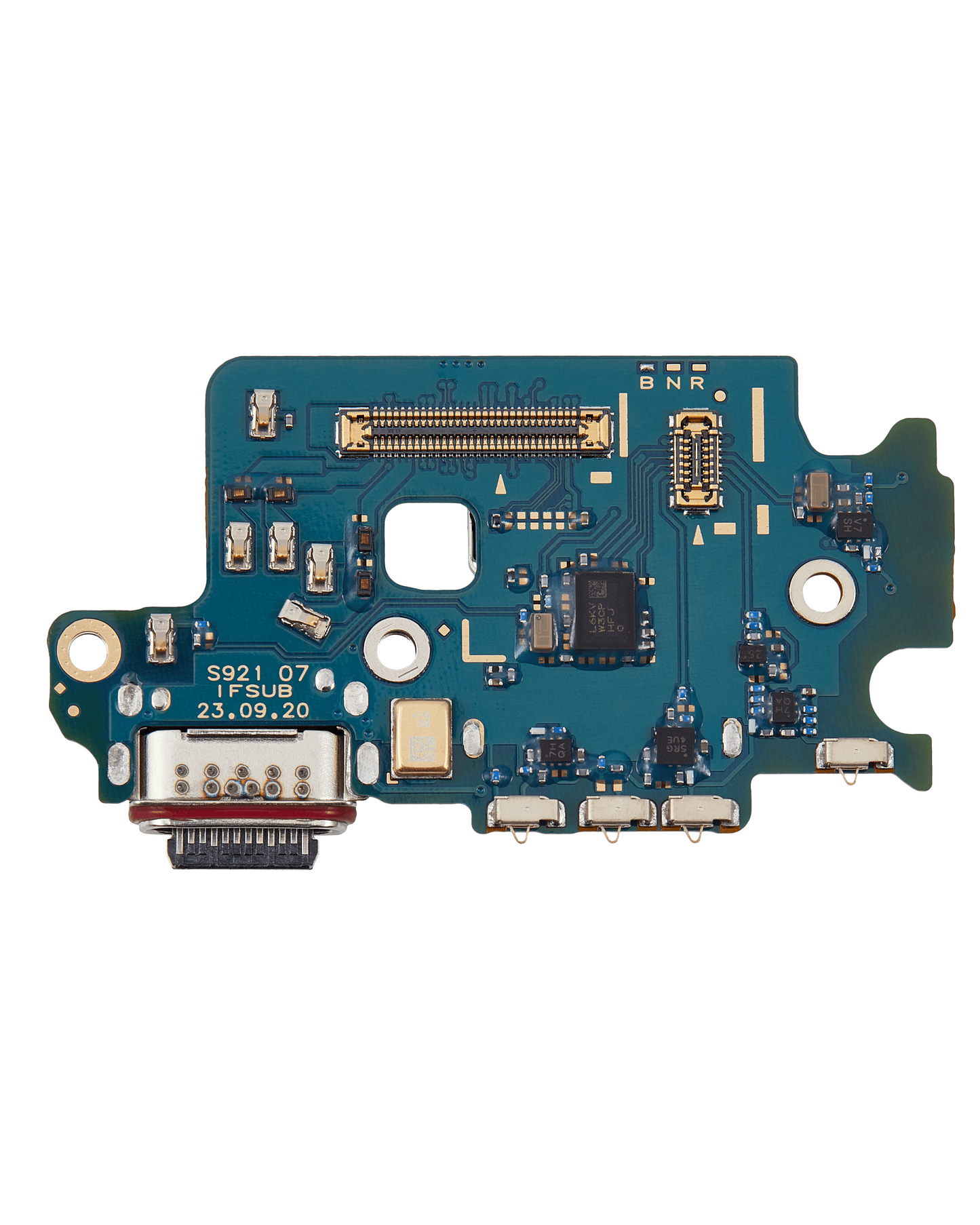 Charging Port Board With Sim Card Reader For Samsung Galaxy S24 5G (S921B) (International Version) (Premium)