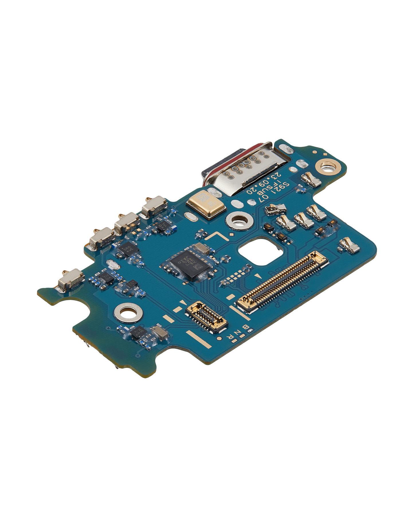 Charging Port Board With Sim Card Reader For Samsung Galaxy S24 5G (S921B) (International Version) (Premium)