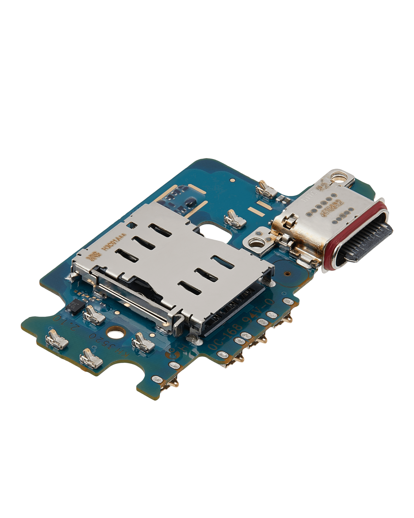 Charging Port Board With Sim Card Reader For Samsung Galaxy S24 5G (S921B) (International Version) (Premium)