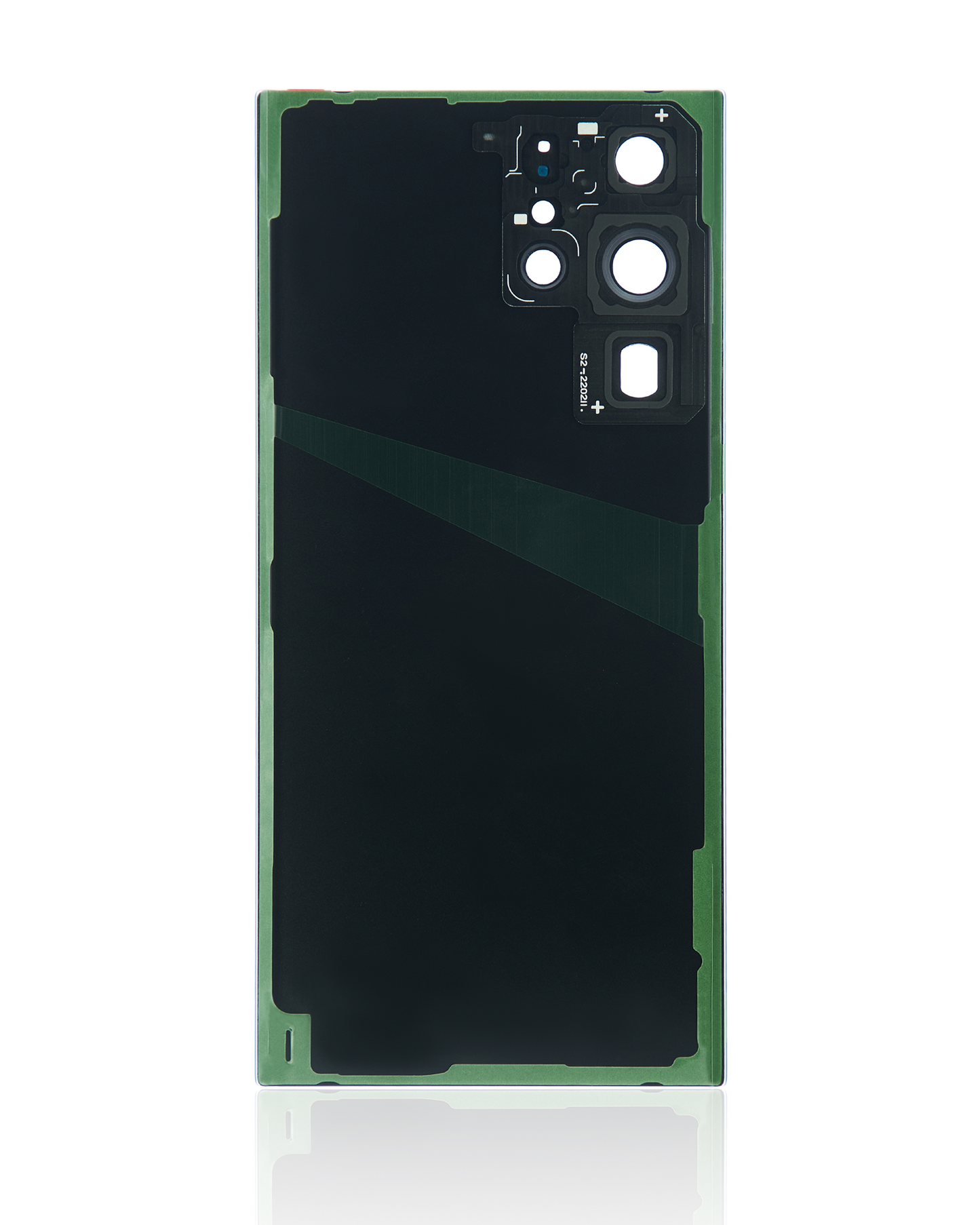 Back Cover Glass With Camera Lens For Samsung Galaxy S22 Ultra (Service Pack) (Green)