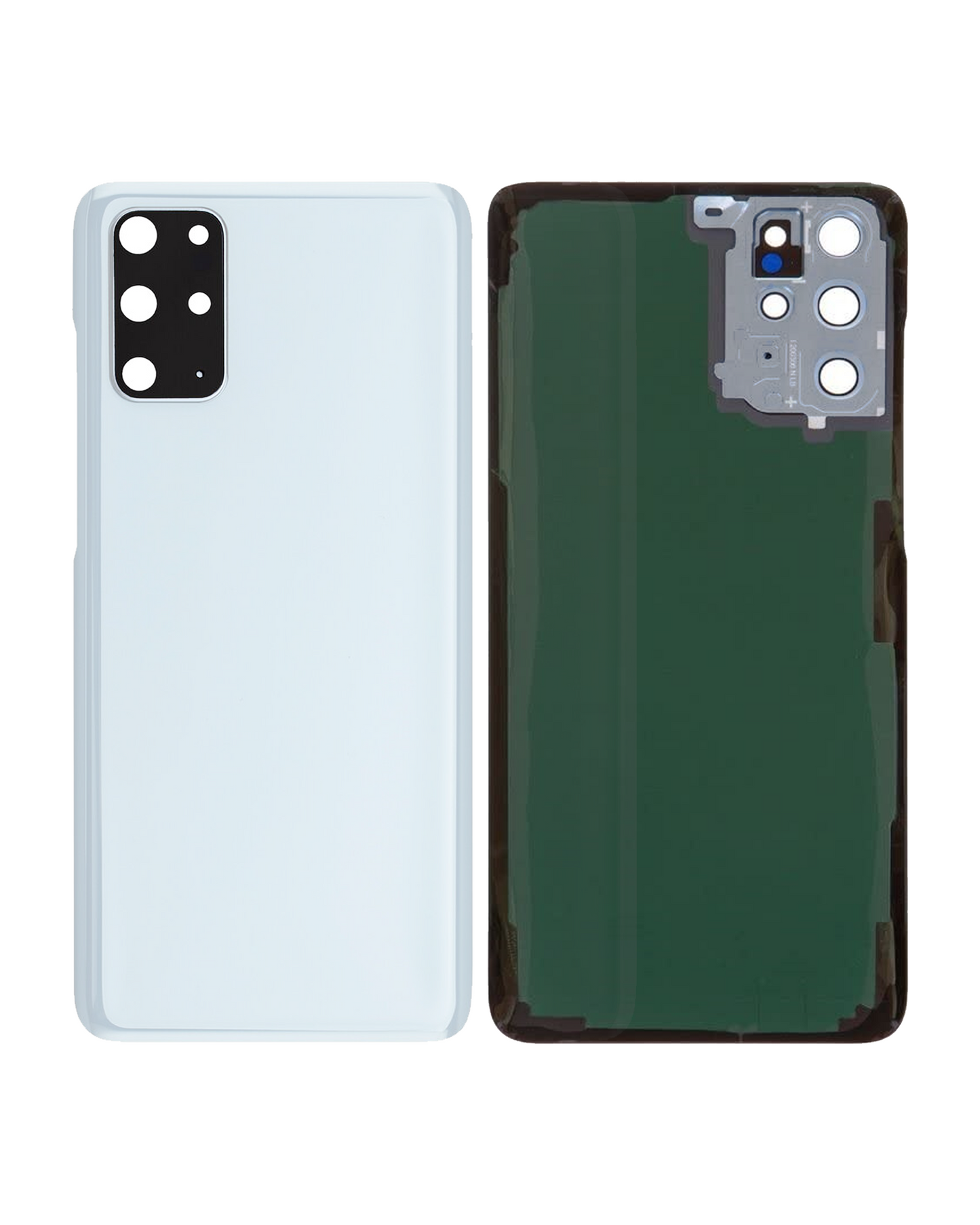 Back Cover Glass With Camera Lens For Samsung Galaxy S20 Plus (Service Pack) (Cloud White)