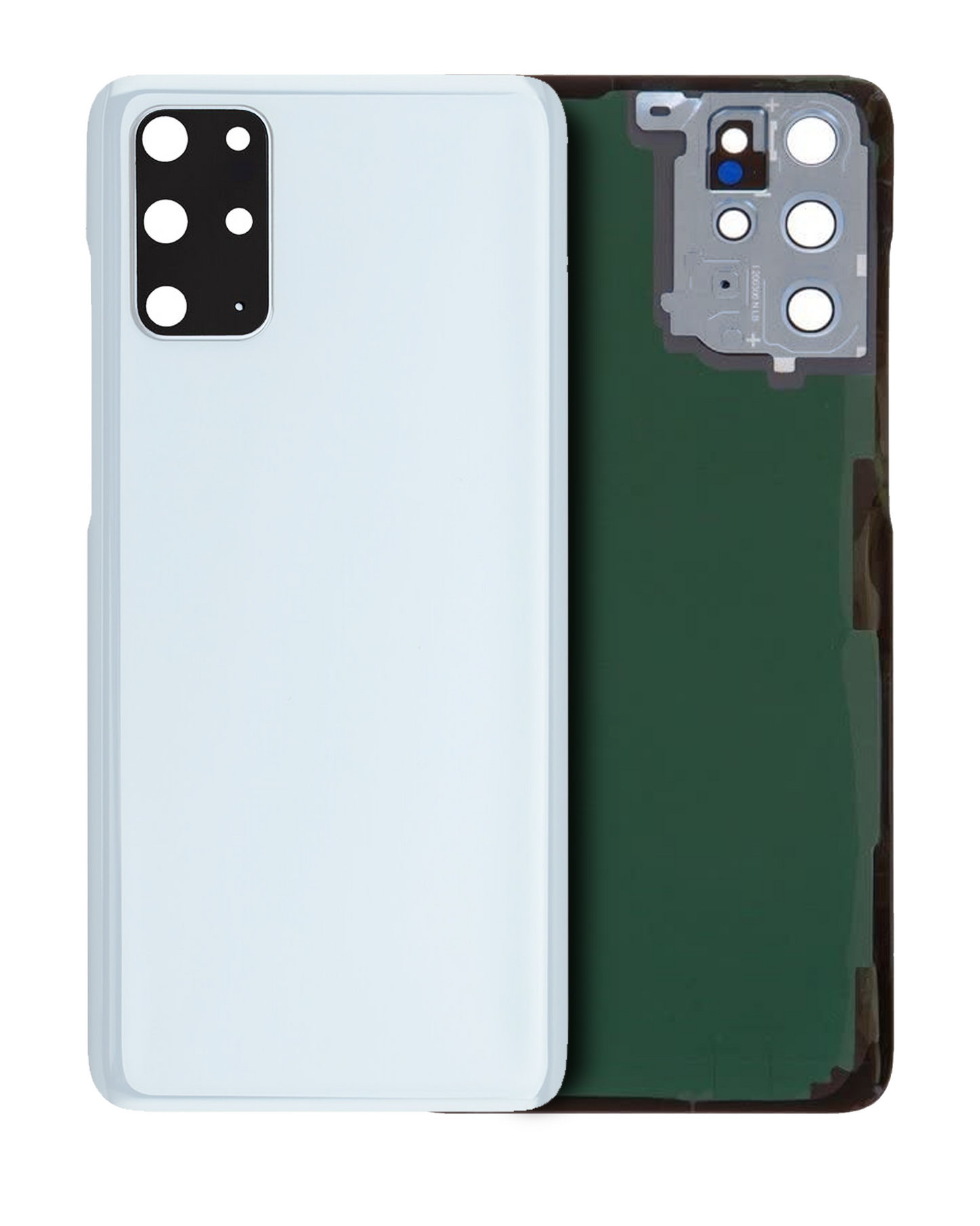 Back Cover Glass With Camera Lens For Samsung Galaxy S20 Plus (Service Pack) (Cloud White)