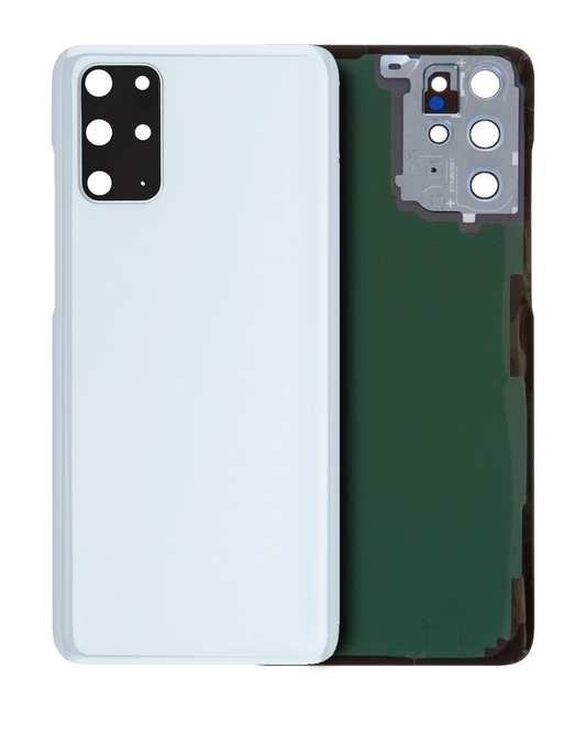 Back Cover Glass With Camera Lens For Samsung Galaxy S20 Plus (Service Pack) (Cloud White)