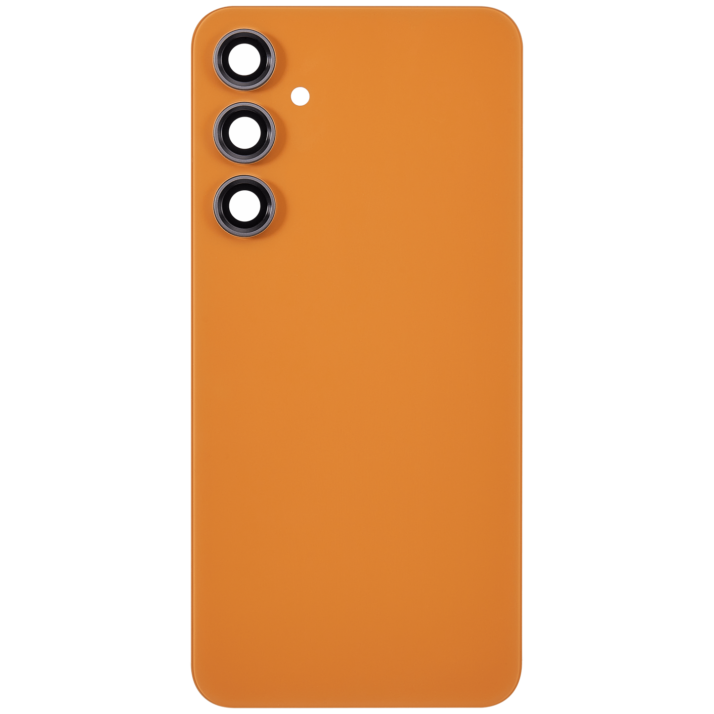 Back cover Glass With Camera Lens For Samsung Galaxy S23 FE 5G (Aftermarket Plus) (Tangerine)
