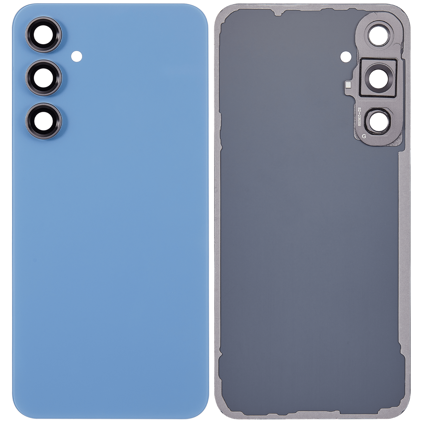 Back cover Glass With Camera Lens For Samsung Galaxy S23 FE 5G (Aftermarket Plus) (Indigo)