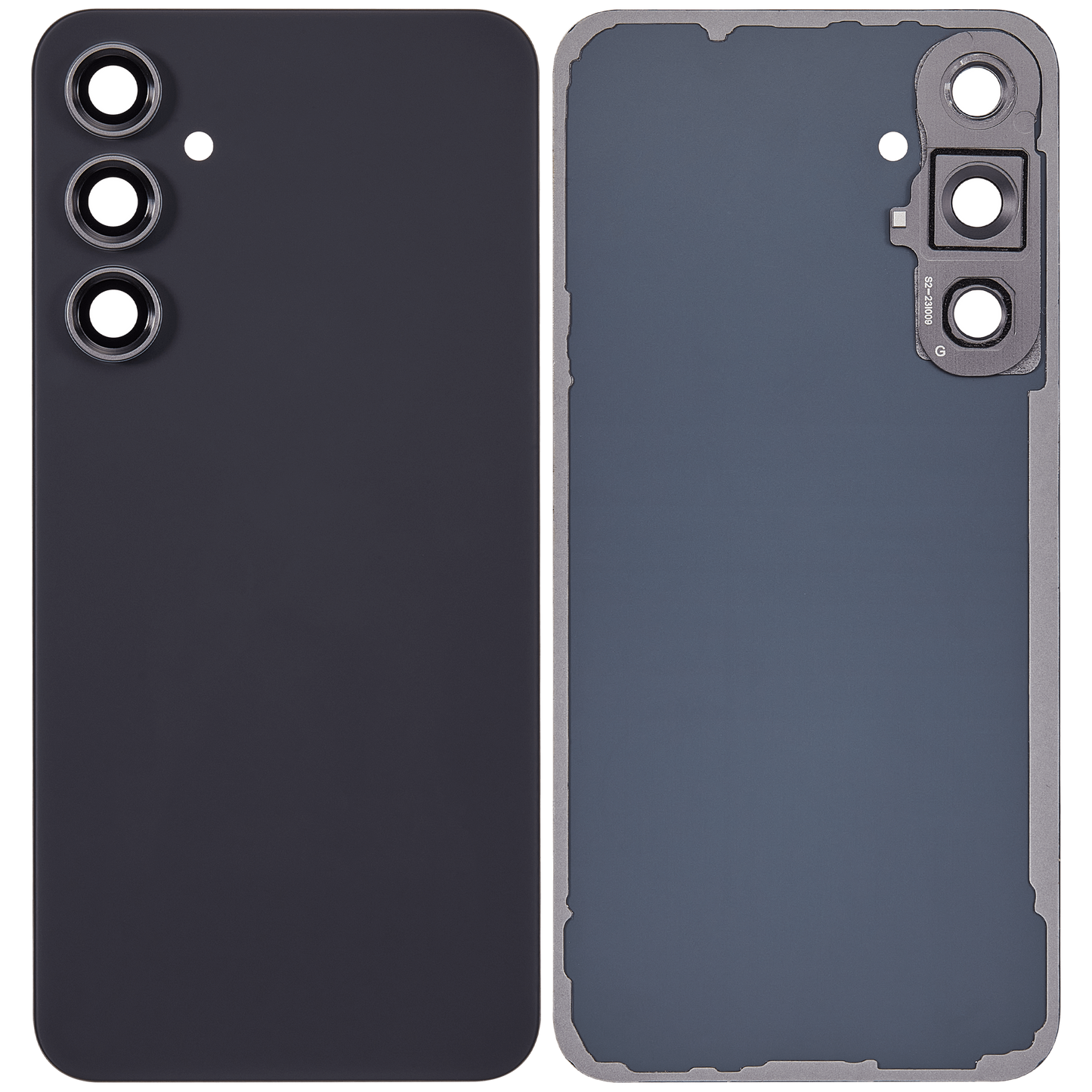Back cover Glass With Camera Lens For Samsung Galaxy S23 FE 5G (Aftermarket Plus) (Graphite)