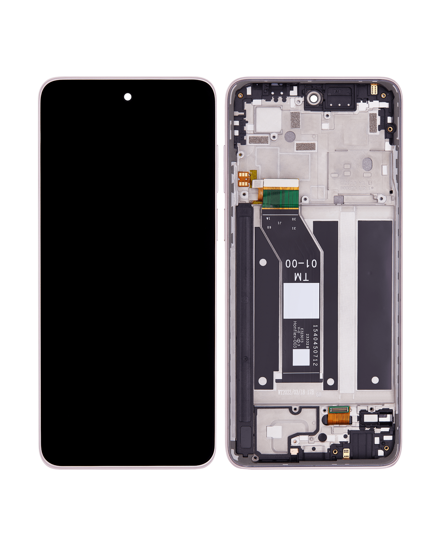 LCD Assembly With Frame For Motorola Moto G Stylus 4G (XT2317 / 2023) (Genuine OEM) (Pink) replacement part SKU 107082092102 image 8